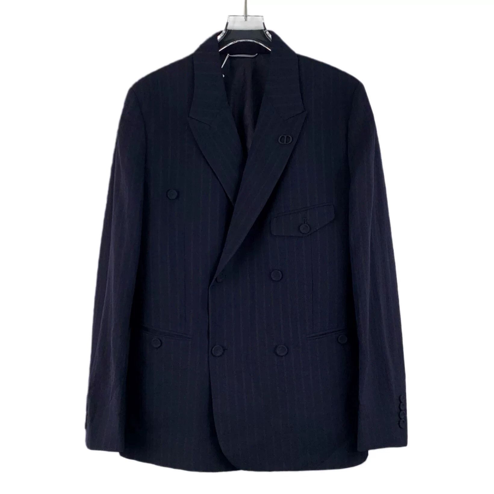 Dior Dior Pinstripe Double Breasted Blazer Size 46C Size 36R - 1 Thumbnail