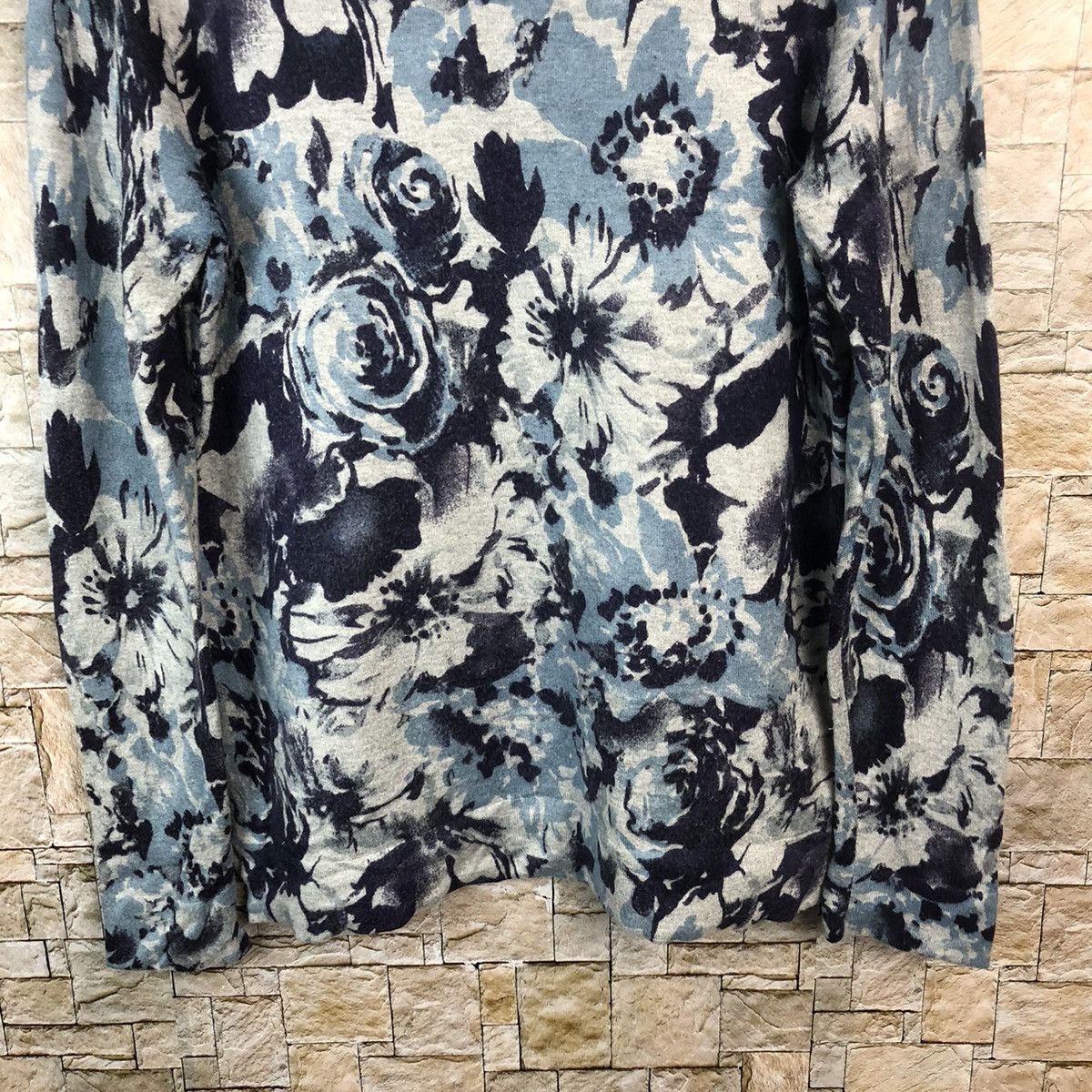 Homespun Knitwear × Japanese Brand × Vintage Doclasse Blue Knitwear #A1236 Size M / US 6-8 / IT 42-44 - 6 Thumbnail