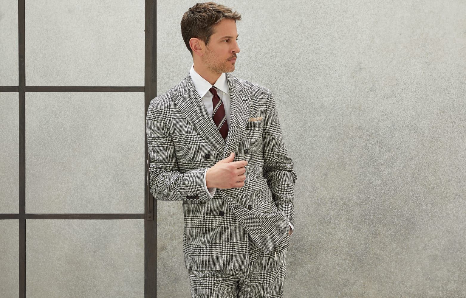 Brunello Cucinelli Suits in Grey Size 46R - 3 Thumbnail