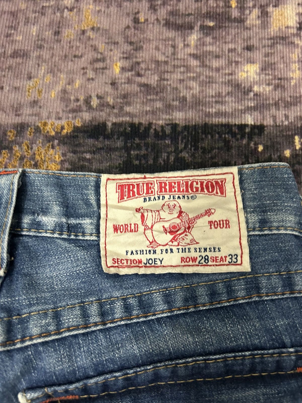 True Religion Vintage True Religion Distressed Flare Jeans Size US 31 - 14 Thumbnail