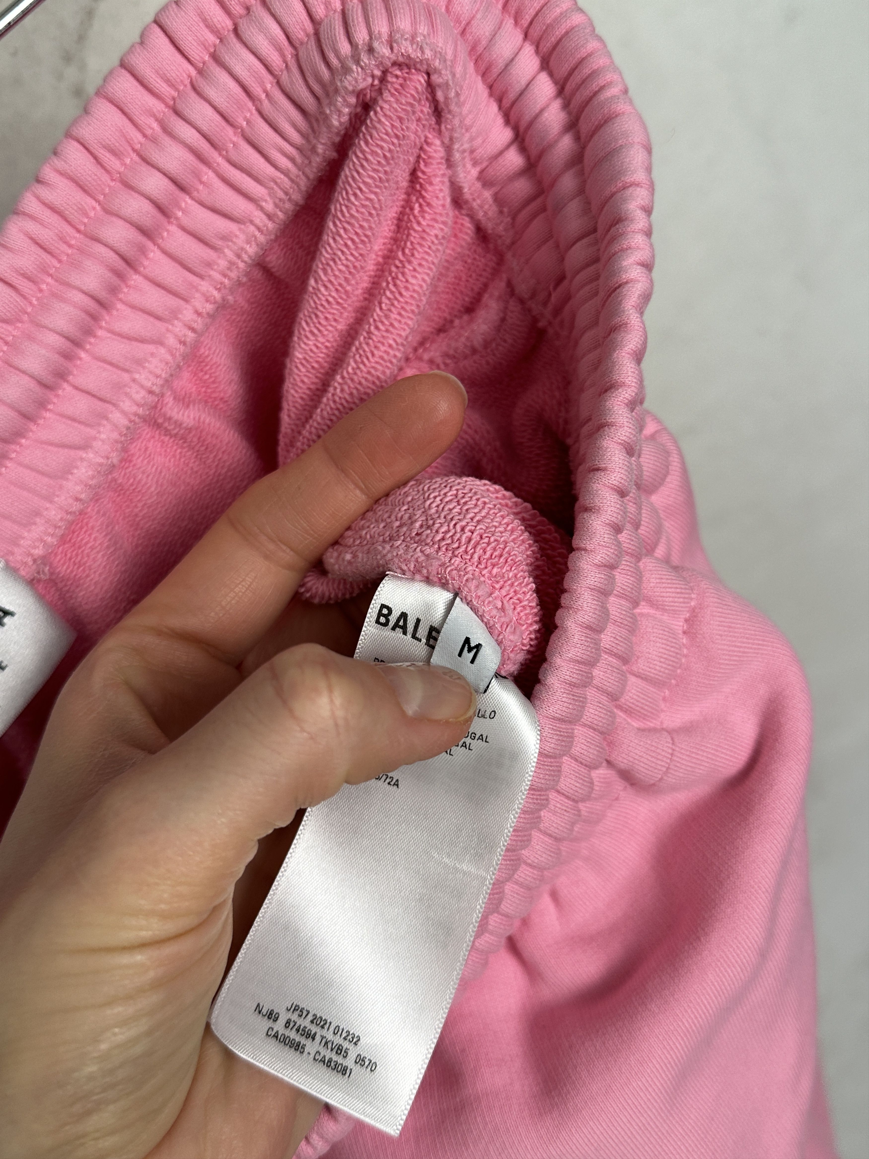 Balenciaga Balenciaga Pink BB Logo Sweatpants Size US 34 / EU 50 - 6 Thumbnail