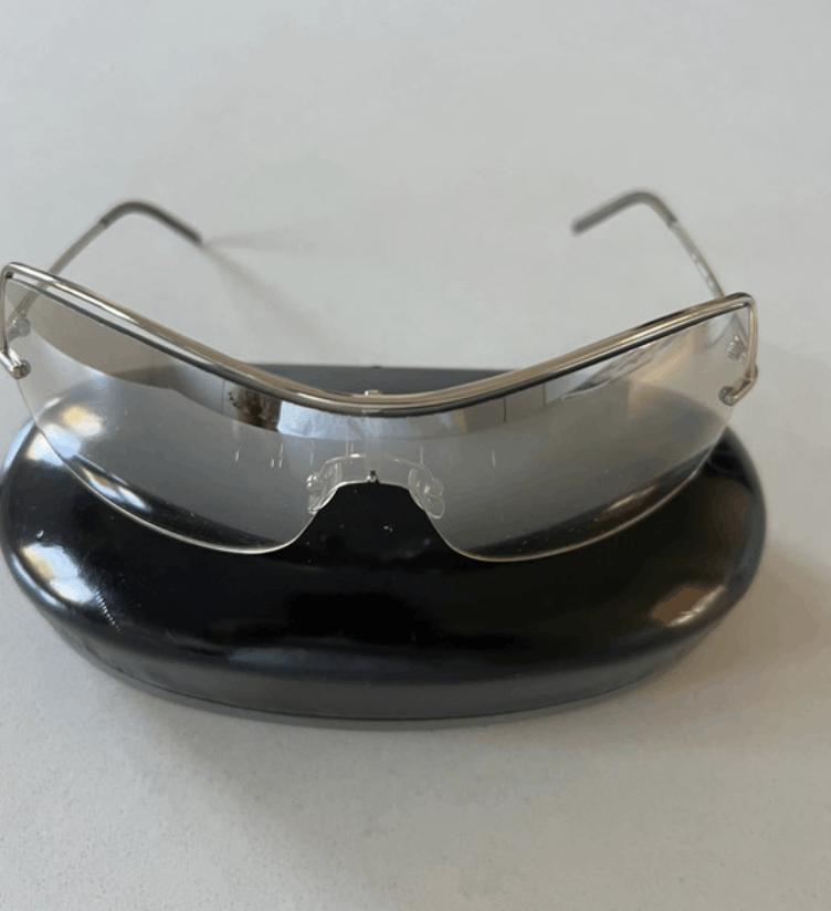 Gucci Gucci Sunglasses Logo GG Shield Square Mask Vintage EX0250 Size ONE SIZE - 2 Thumbnail