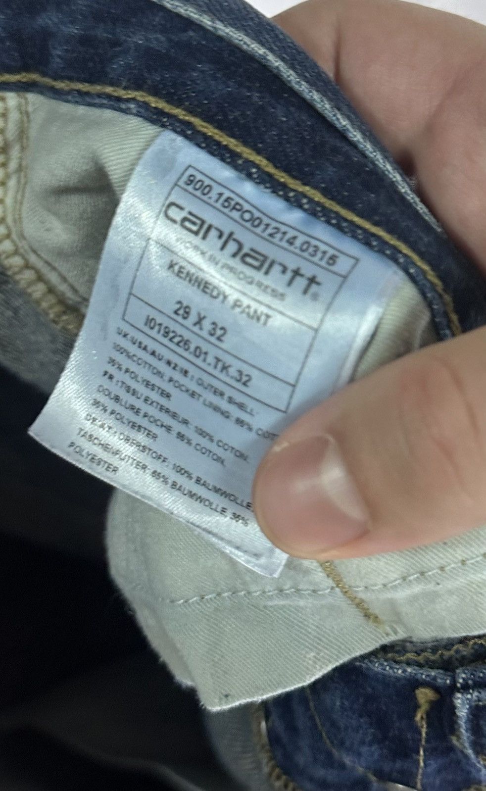 Carhartt Carhartt Kennedy Jeans Denim Pants Size US 29 - 11 Thumbnail