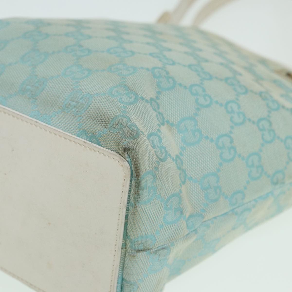 Gucci GUCCI GG Canvas Shoulder Bag Blue White 002 002 Size ONE SIZE - 11 Thumbnail