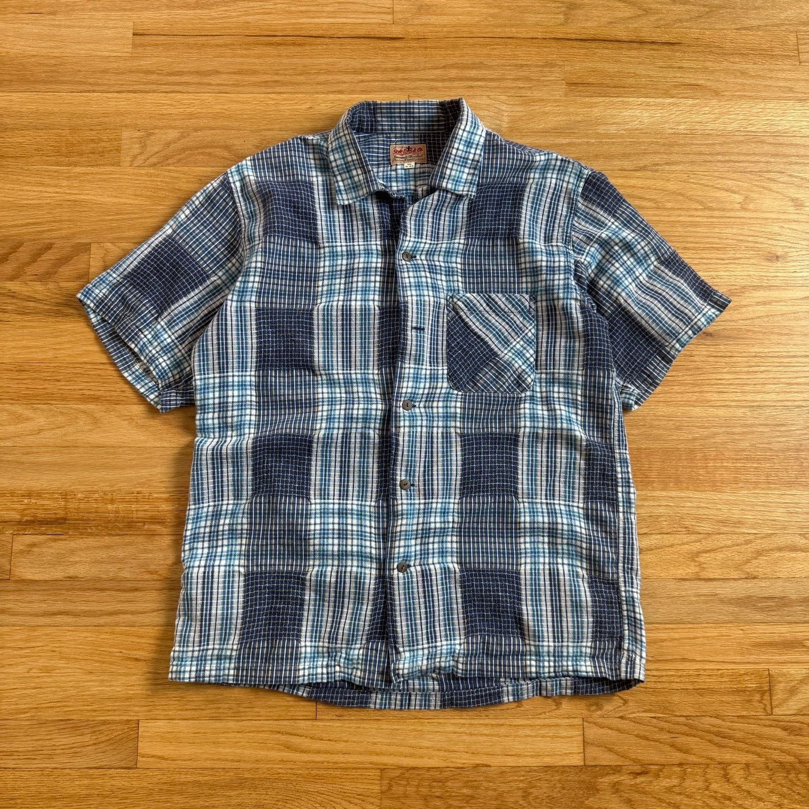 Style Eyes x Sugar Cane Japan Loose Weave Indigo Shirt