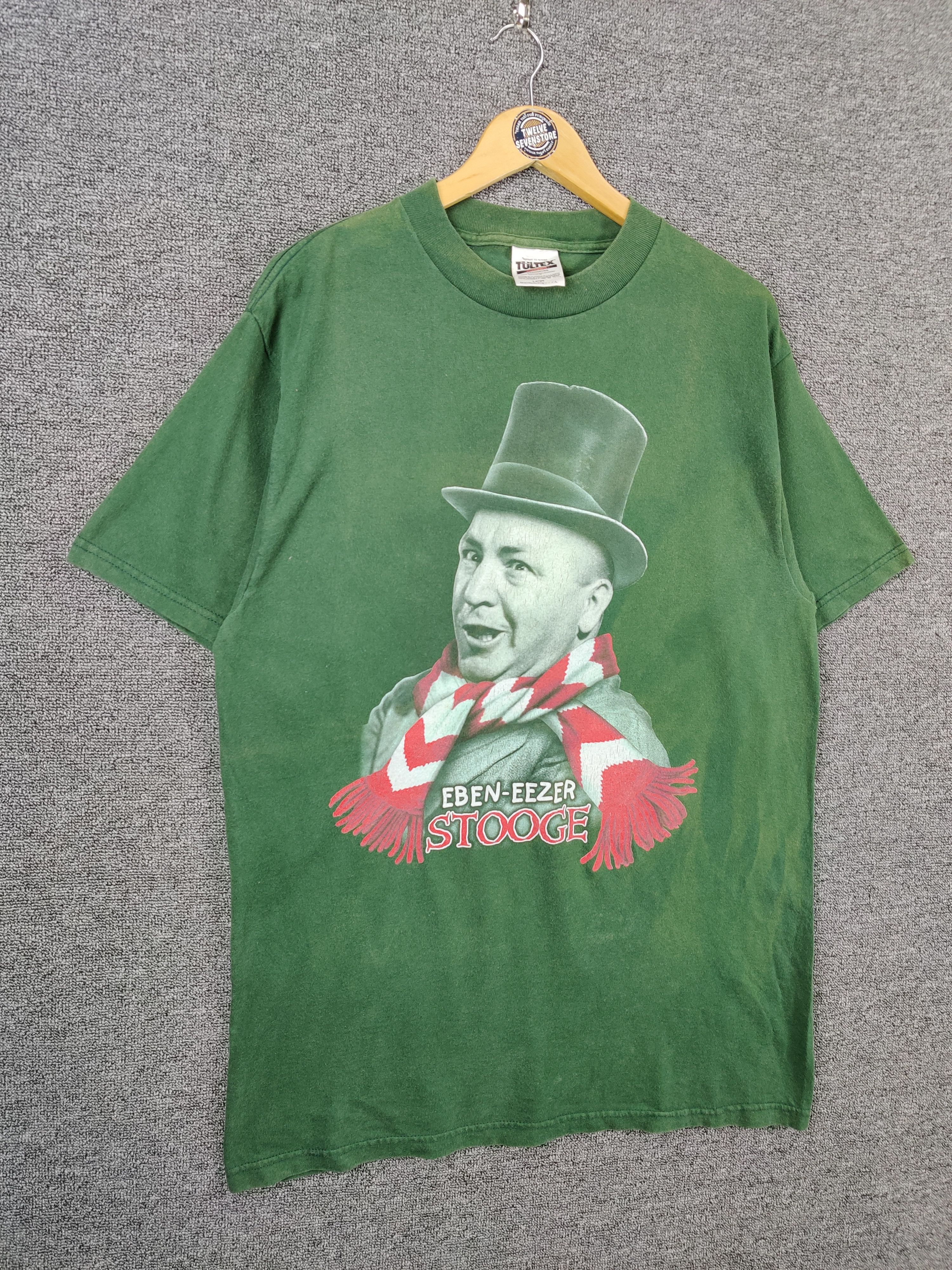 Vintage Vintage 90s Ebeneezer Stooge The Three Stooges Movie Tee Size US L / EU 52-54 / 3 - 6 Thumbnail