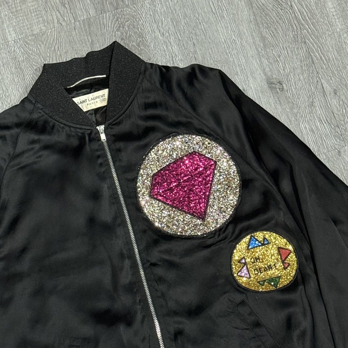 Saint Laurent Paris Saint Laurent Paris Glitter Diamond Jacket Size US M / EU 48-50 / 2 - 3 Thumbnail