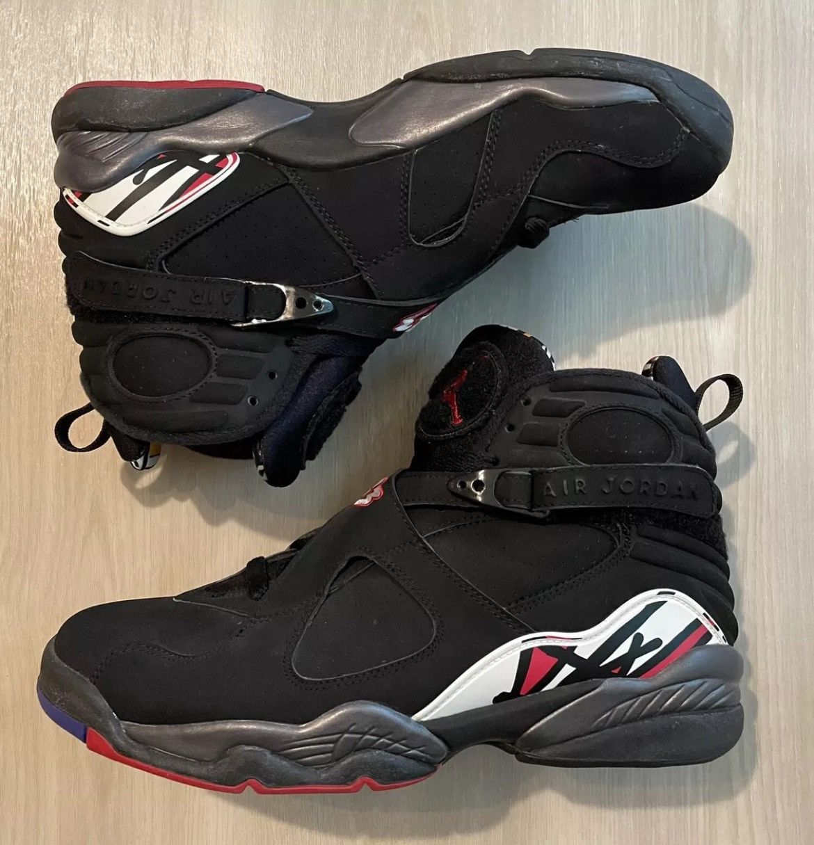 Jordan Brand × Nike Deadstock 2013 Jordan 8 Retro Playoff Sz 9.5 Size US 9.5 / EU 42-43 - 2 Thumbnail