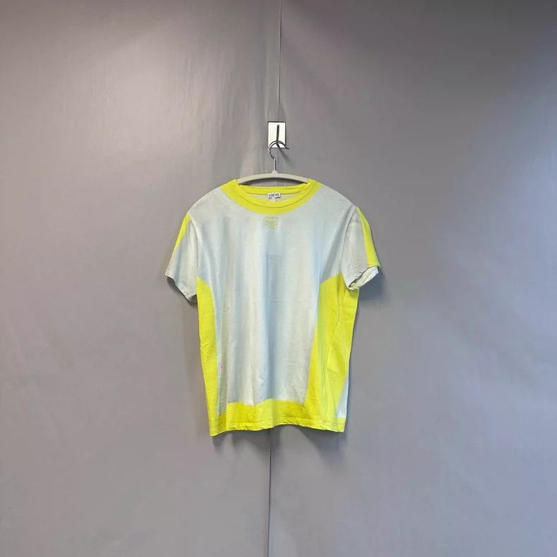 Loewe LOEWE Patchwork geometric logo short sleeve T-shirt Size L / US 10 / IT 46 - 1 Thumbnail