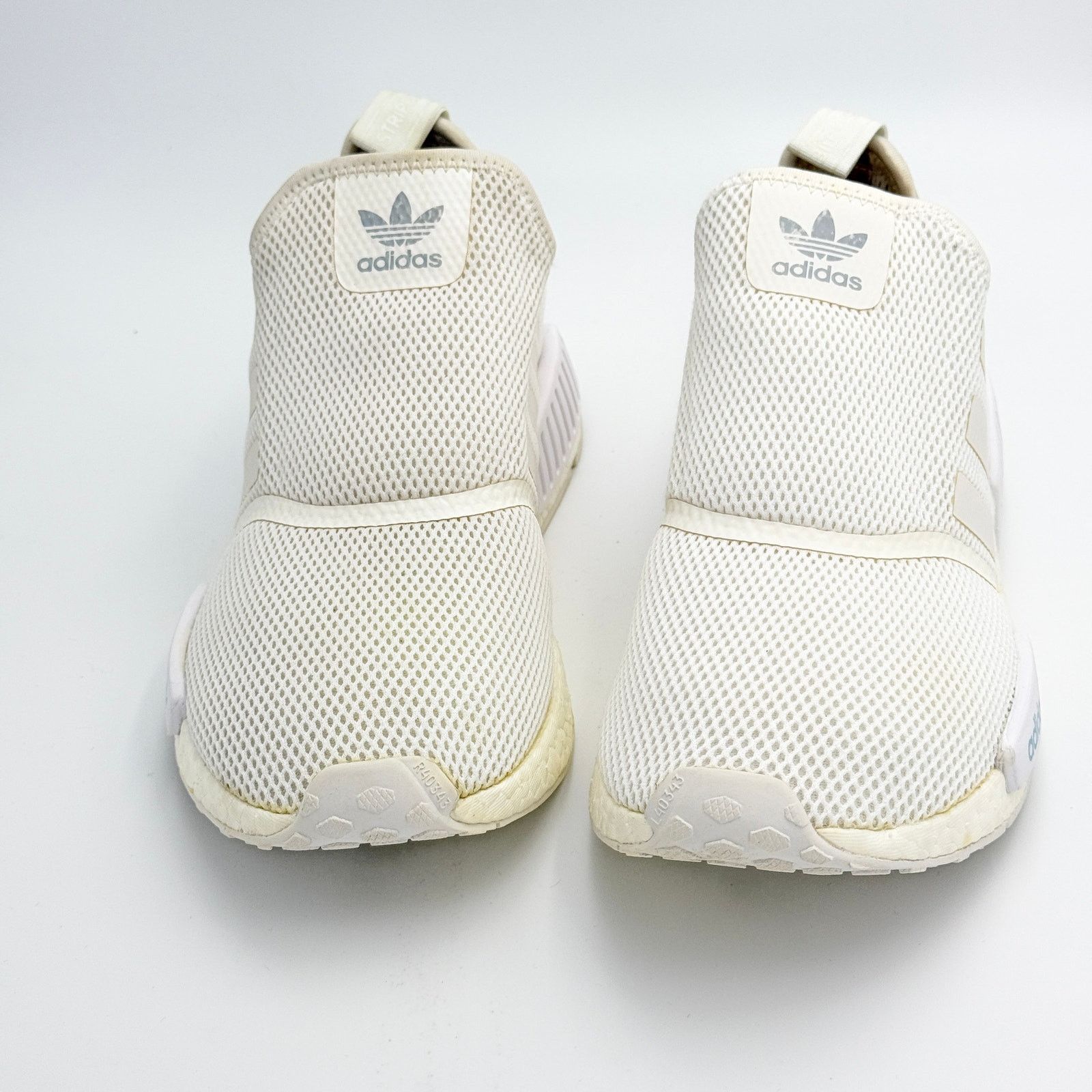 Adidas Adidas NMD R1 White Mesh Slip-On Sneakers - Size 12 Size US 12 / EU 45 - 6 Thumbnail
