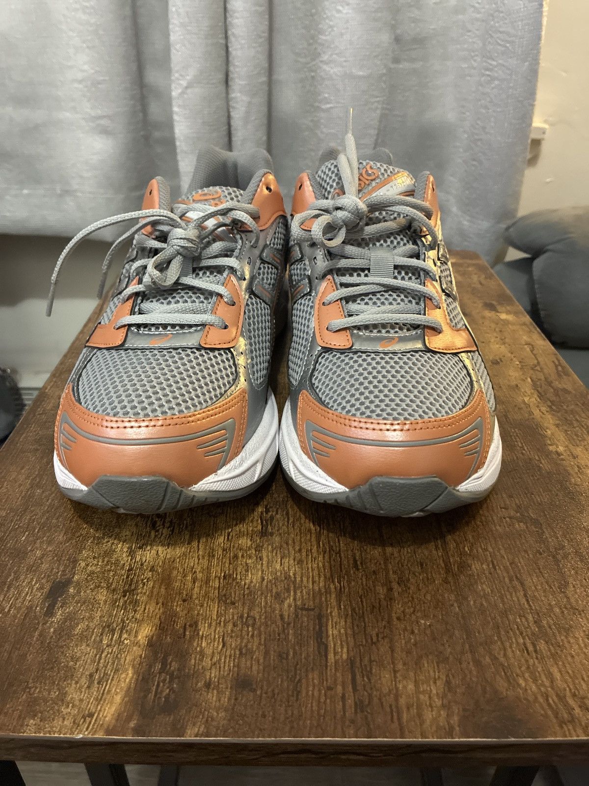 Asics GEL-1130 CEMENT GREY/RUST ORANGE Size US 12 / EU 45 - 3 Thumbnail