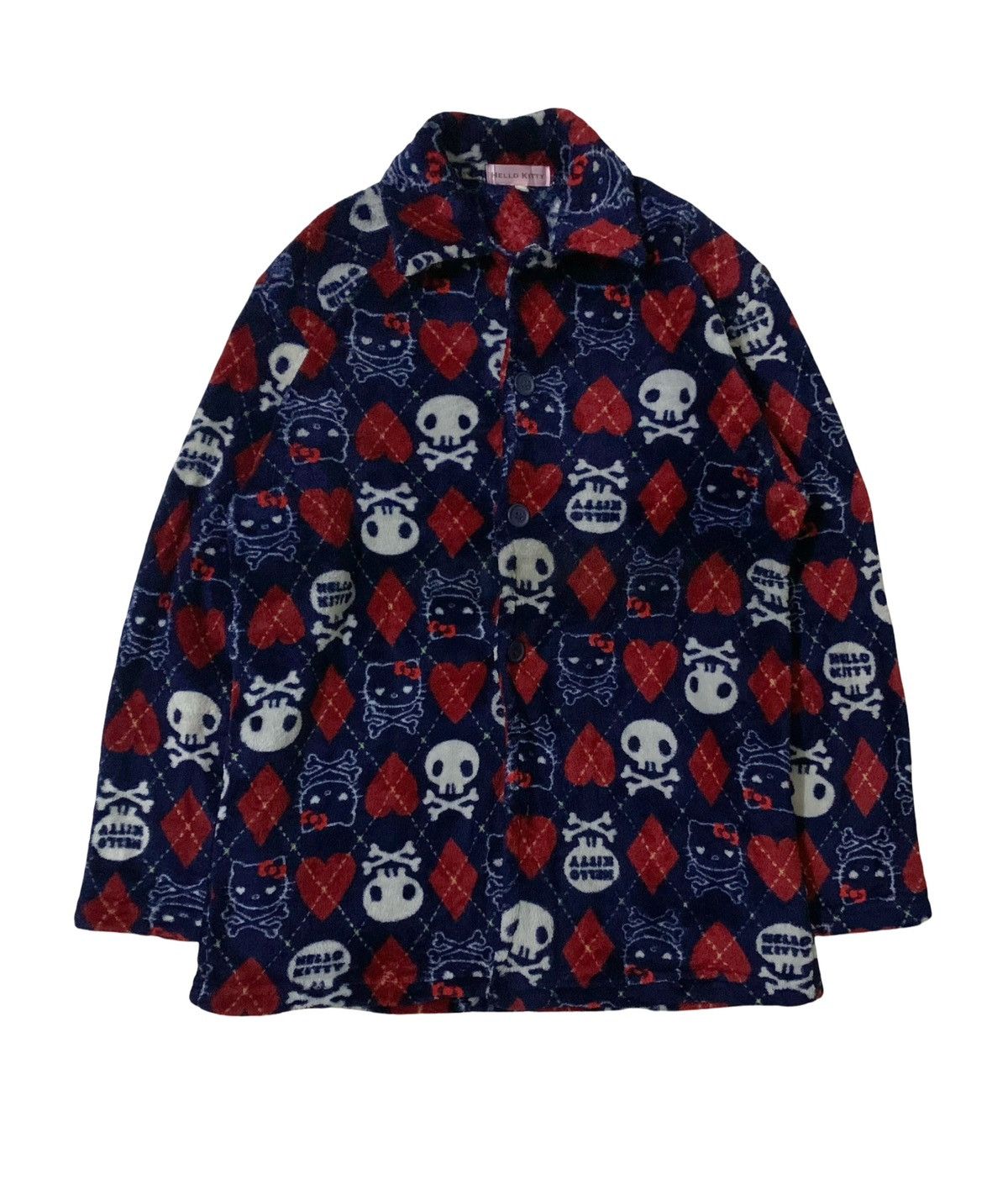 Japanese Brand Japanese Hello Kitty Fleece Button shirt Size M / US 6-8 / IT 42-44 - 1 Thumbnail