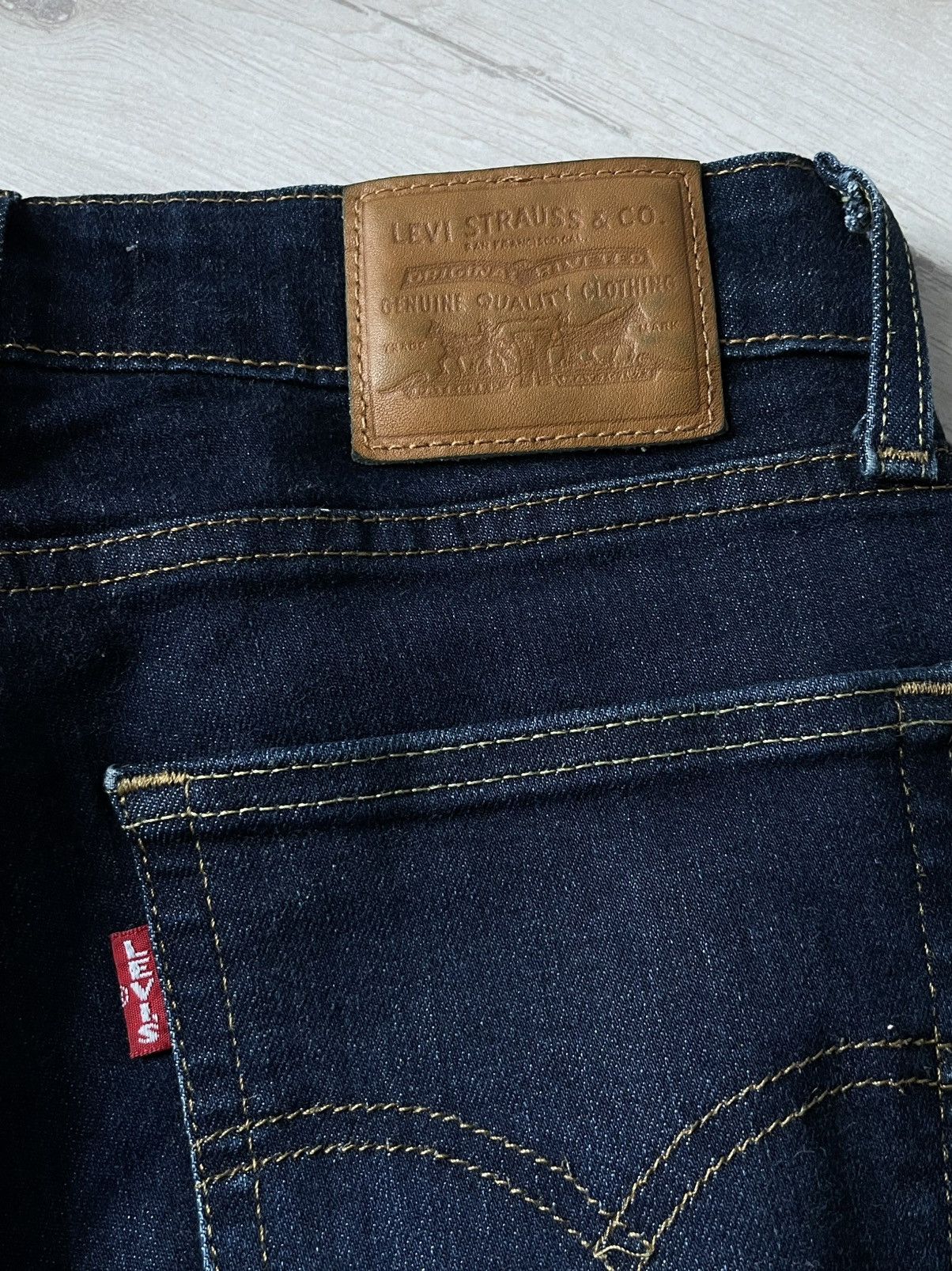 Levi's Vintage 00’s Levi’s 725 Bootcut Denim Blue Jeans Size 24" / US 00 / IT 34 - 8 Thumbnail
