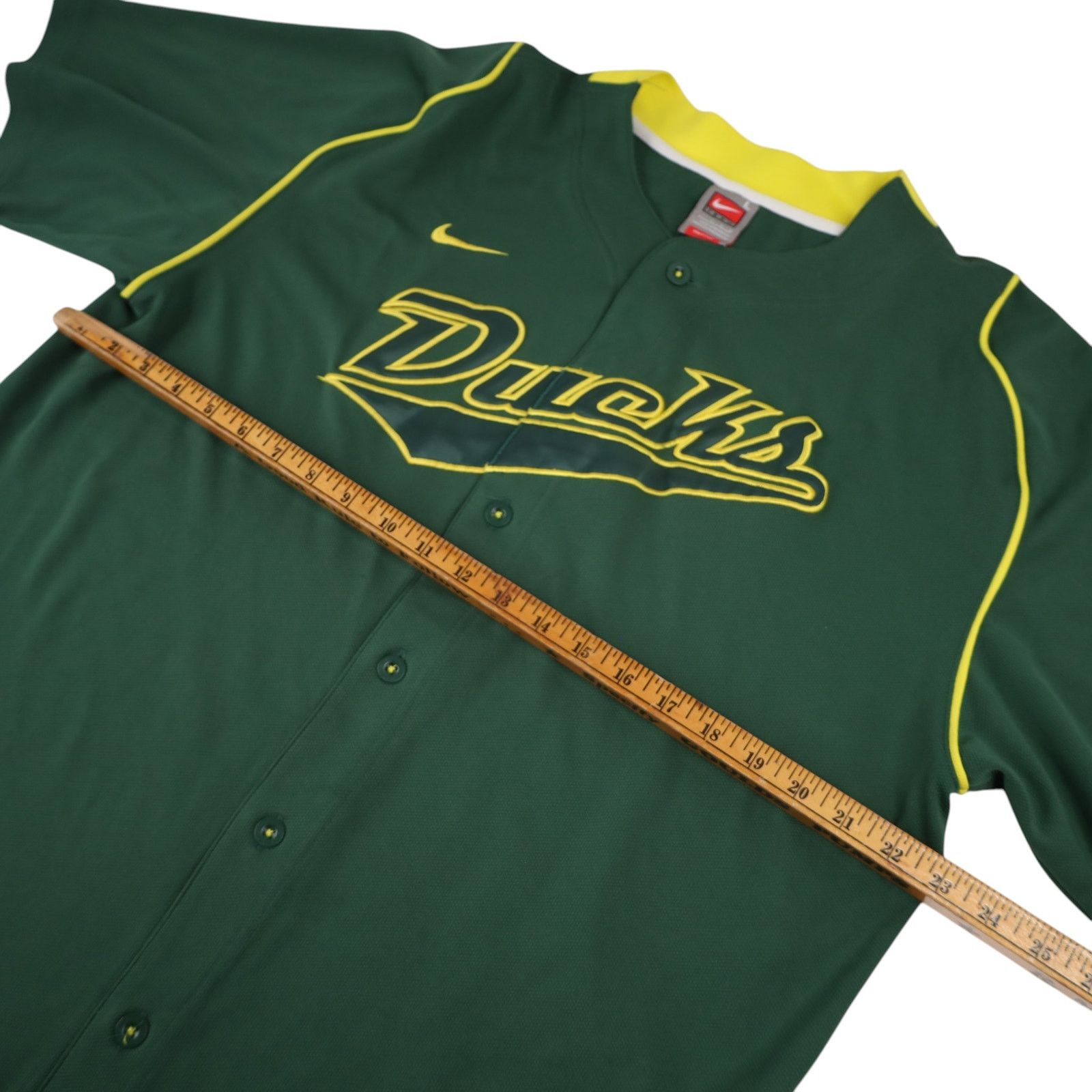 NCAA × Nike VTG Nike University of Oregon Ducks Stitched Baseball Jersey Size US L / EU 52-54 / 3 - 9 Thumbnail