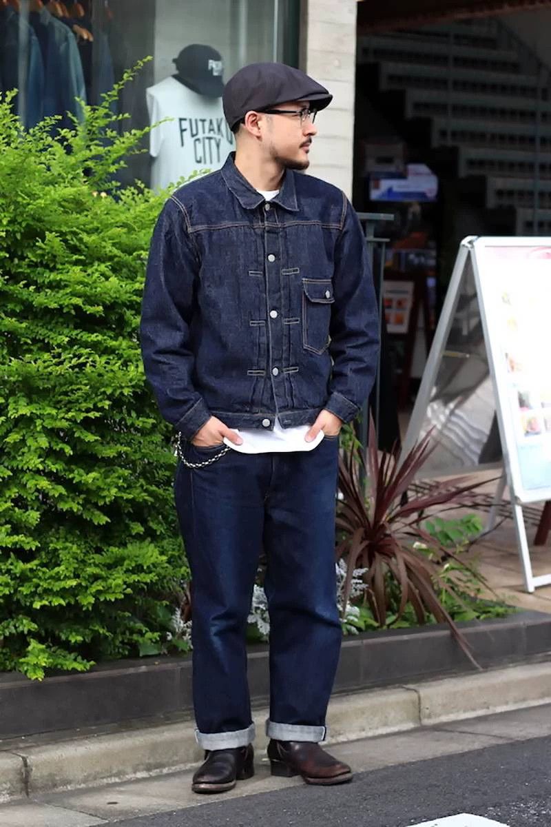 The Real McCoy's THE REAL McCOY'S 14.25oz Indigo Type-1 Denim JKT MJ25010 Size US S / EU 44-46 / 1 - 1 Thumbnail
