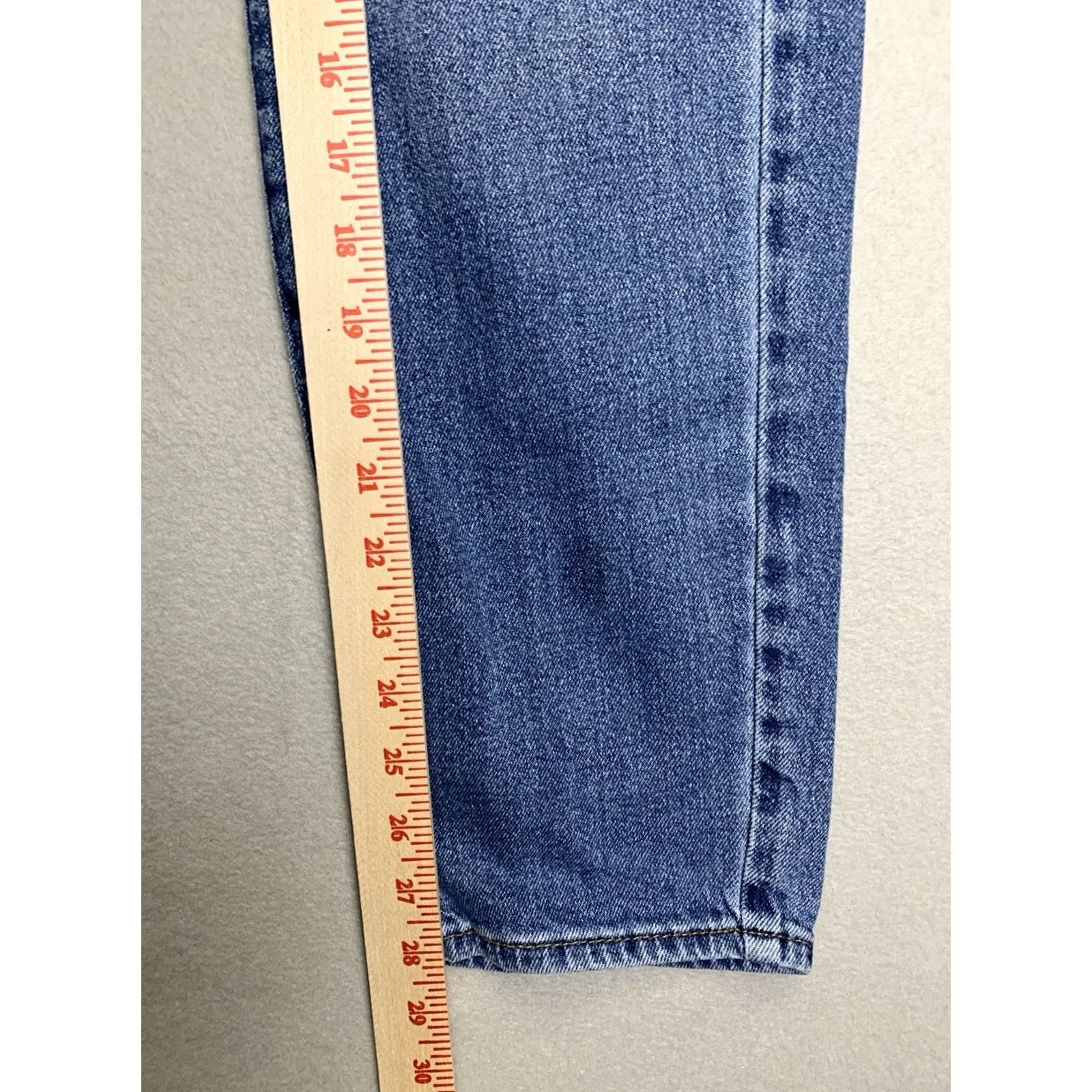 Abercrombie & Fitch Abercrombie & Fitch Jeans Men Slim Athletic 30x32 Blue Distressed 5-Pocket Zipper Button Size US 30 / EU 46 - 6 Thumbnail