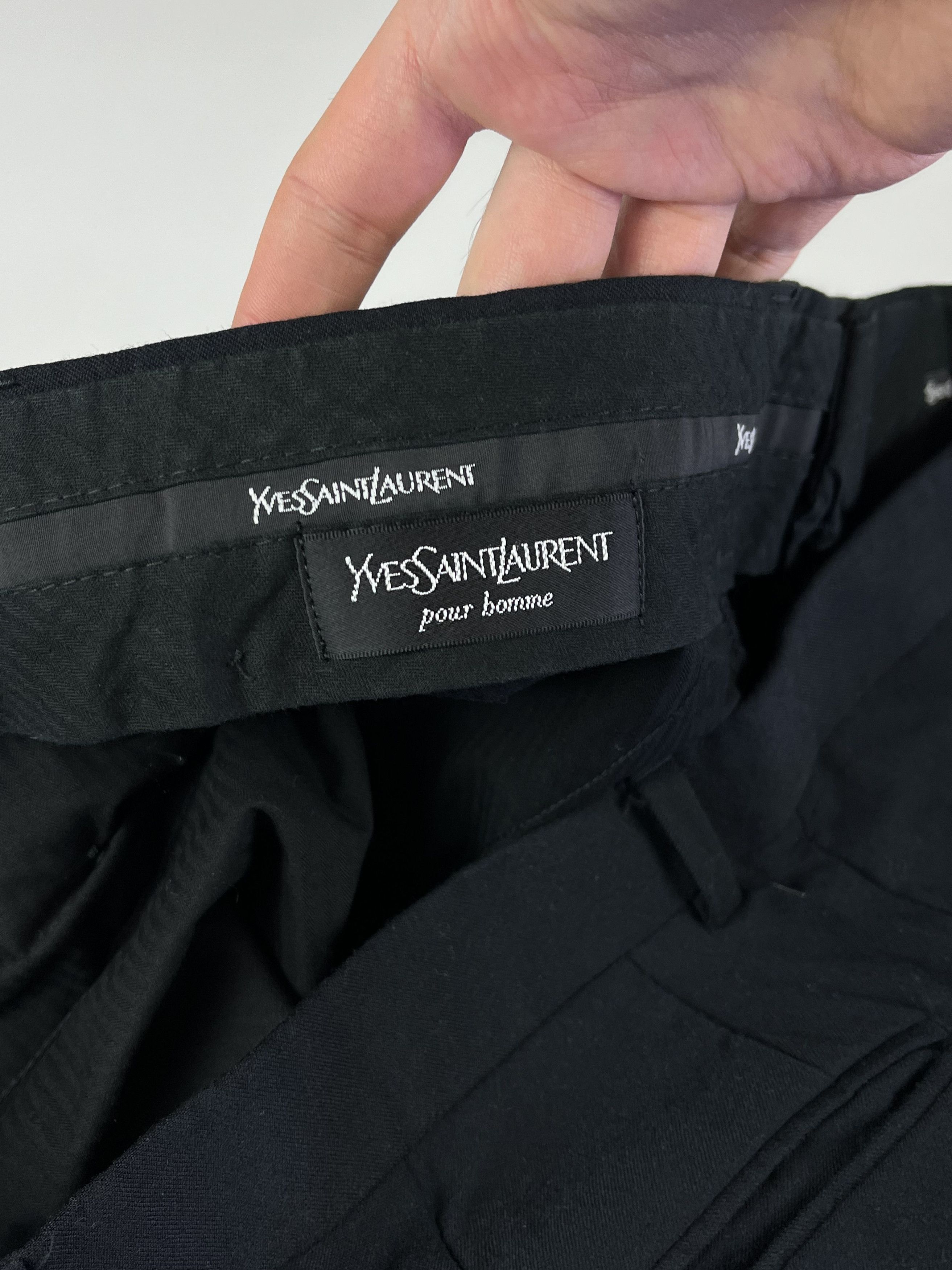 Vintage × Yves Saint Laurent Yves Saint Laurent Vintage Viscose Pants Size US 34 / EU 50 - 5 Thumbnail