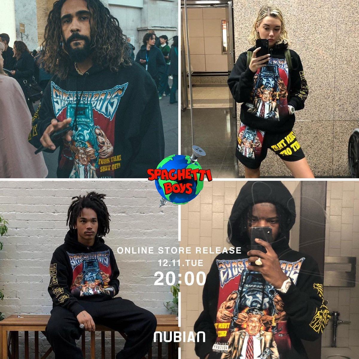 Champion Spaghetti Boys 2018 Turn That Shit Off Hoodie Kerwin Frost Size US L / EU 52-54 / 3 - 13 Thumbnail