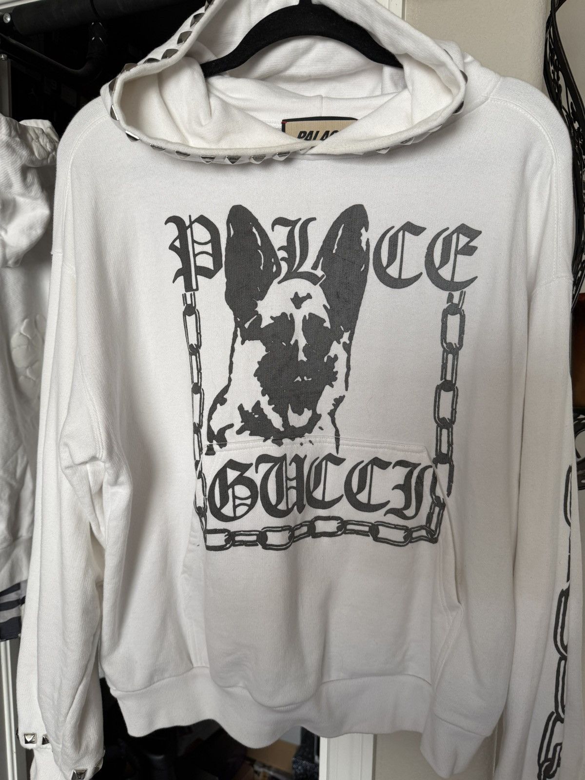 Gucci × Palace Palace x Gucci Printed Cotton Jersey Stud Sweatshirt -Size M Size US M / EU 48-50 / 2 - 1 Thumbnail