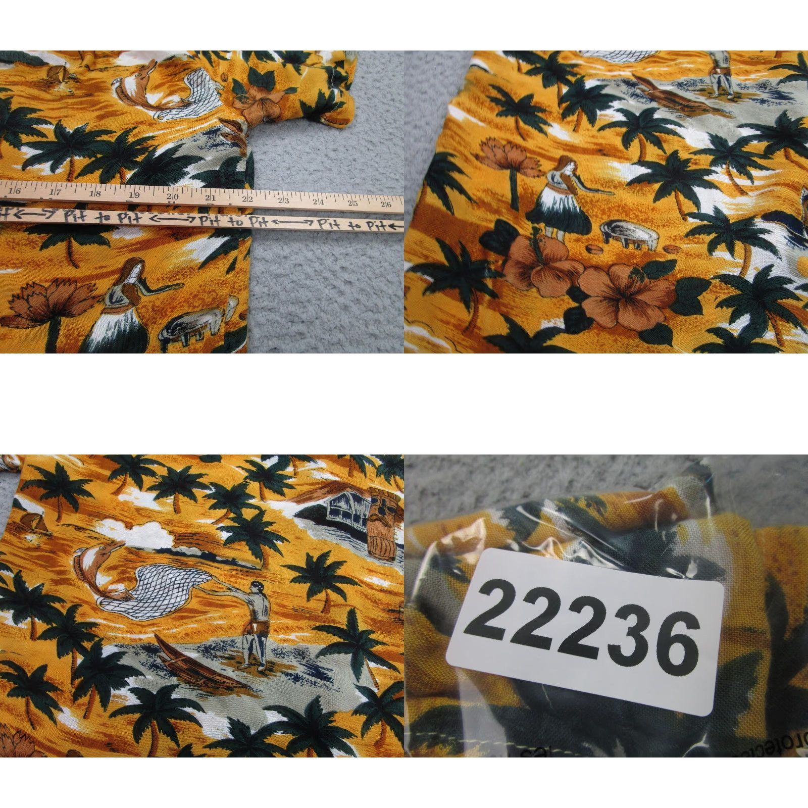Vintage VINTAGE Best Original Shirt Mens Small Yellow Hawaiian Rayon Tiki Aloha 90s Size US S / EU 44-46 / 1 - 8 Thumbnail