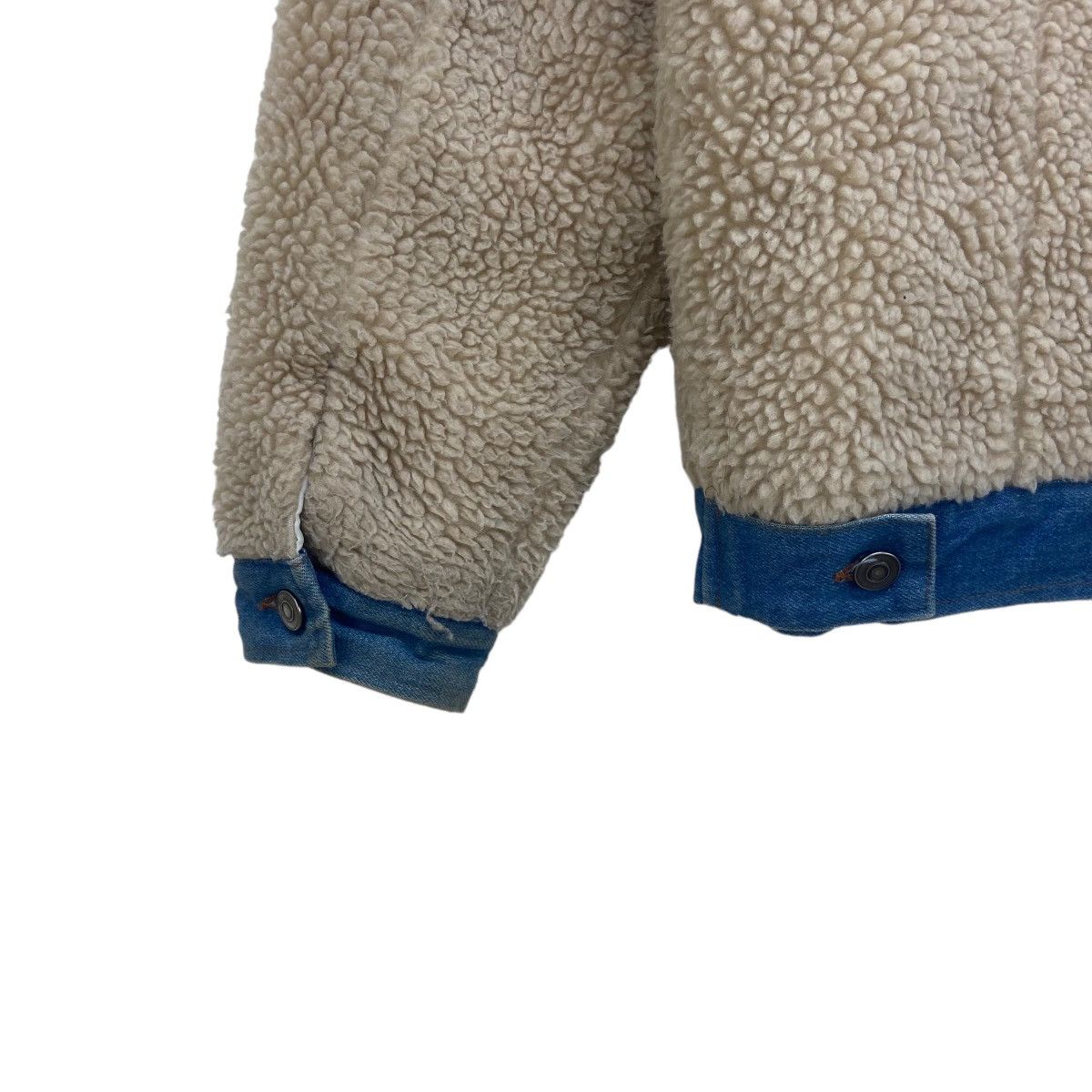 Japanese Brand 🔥Iconic Stylish Street Fashion Denim Sherpa Trucker Size US M / EU 48-50 / 2 - 12 Thumbnail