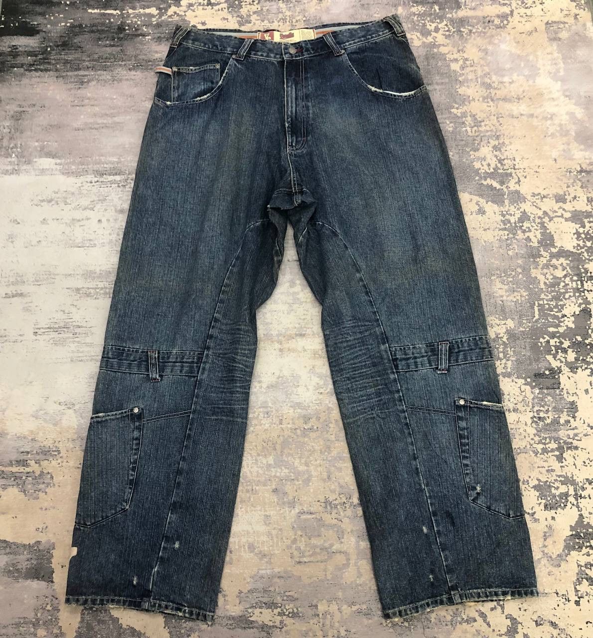 Other P865. VARCITY BAGY JEANS Size US 39 - 2 Thumbnail