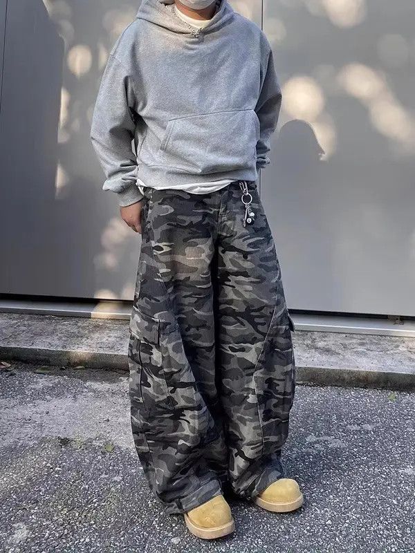 VIBE Baggy Cargo Wide Leg Pants Size US 32 / EU 48 - 4 Thumbnail