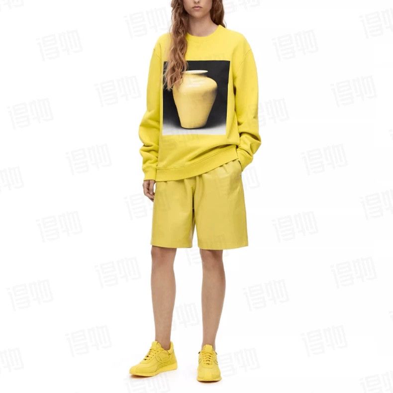 Loewe LOEWE Round neck hooded hoodie Size US S / EU 44-46 / 1 - 9 Thumbnail