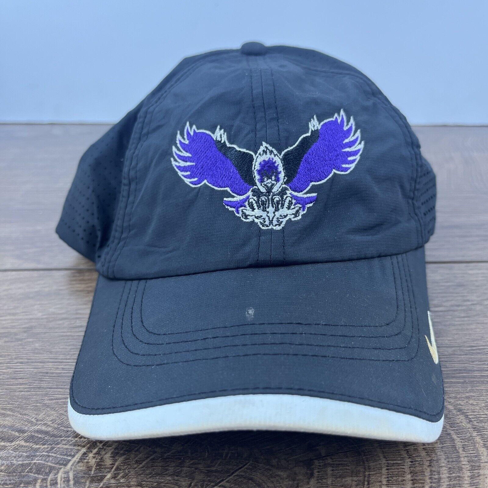 Nike Ravens Nike Hat Black Hat Adjustable Adult Size Black Hat Ca Size ONE SIZE - 1 Thumbnail