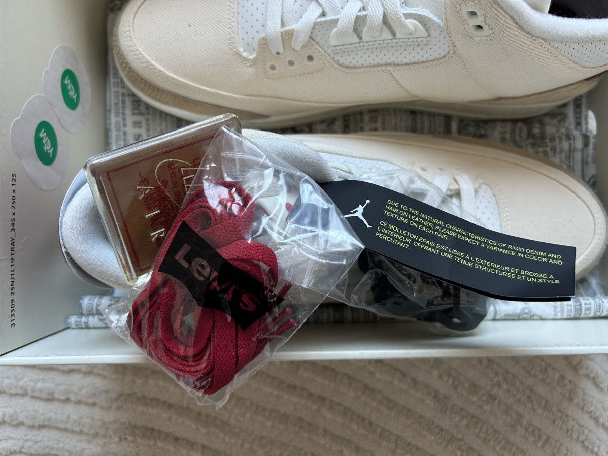 Jordan Brand × Levi's Levi’s x Air Jordan 3 Retro (Lunar New Year) Size US 12 / EU 45 - 6 Thumbnail