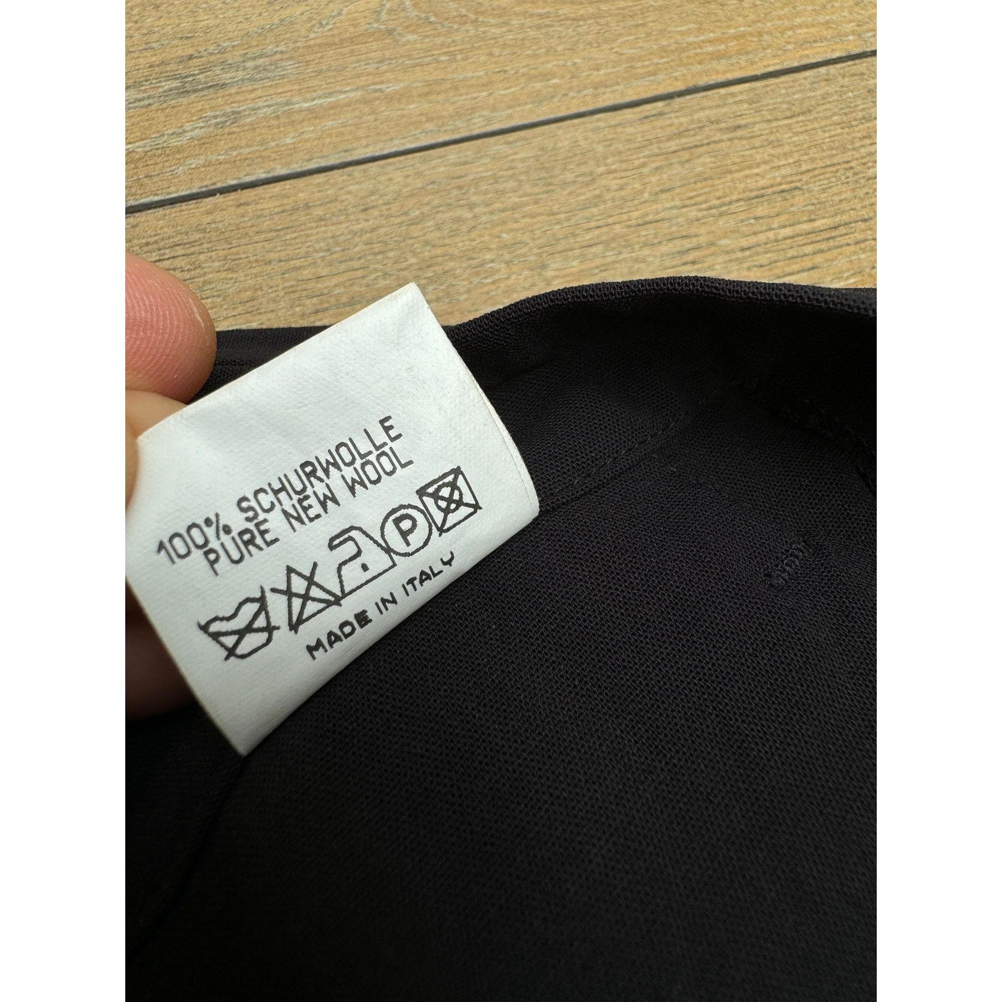 Jil Sander Wool Wide High Waist Pants Size 27" / US 4 / IT 40 - 7 Thumbnail