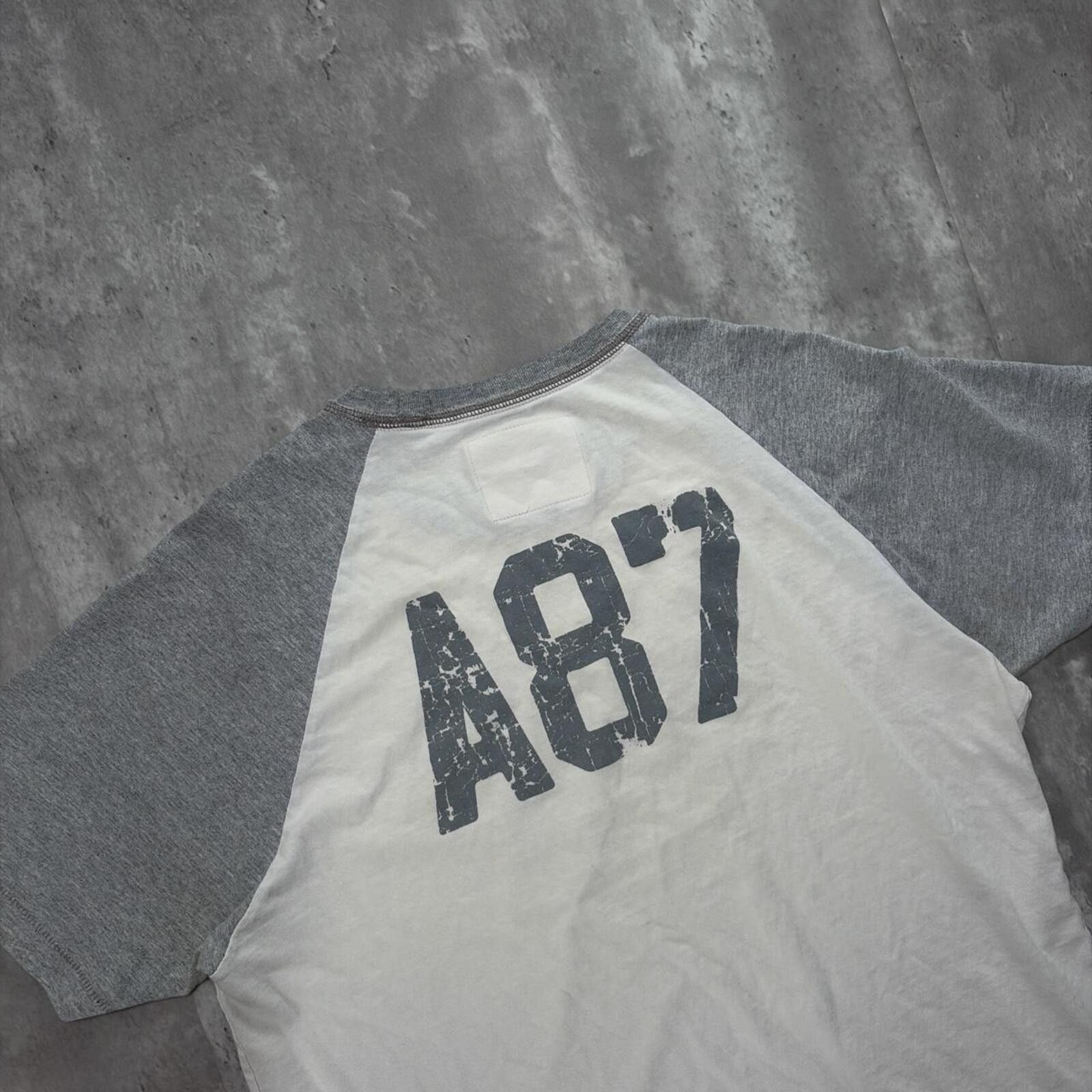 Aeropostale Y2K White Aeropostale Grunge Skater Gothic T-Shirt Size US XL / EU 56 / 4 - 4 Thumbnail