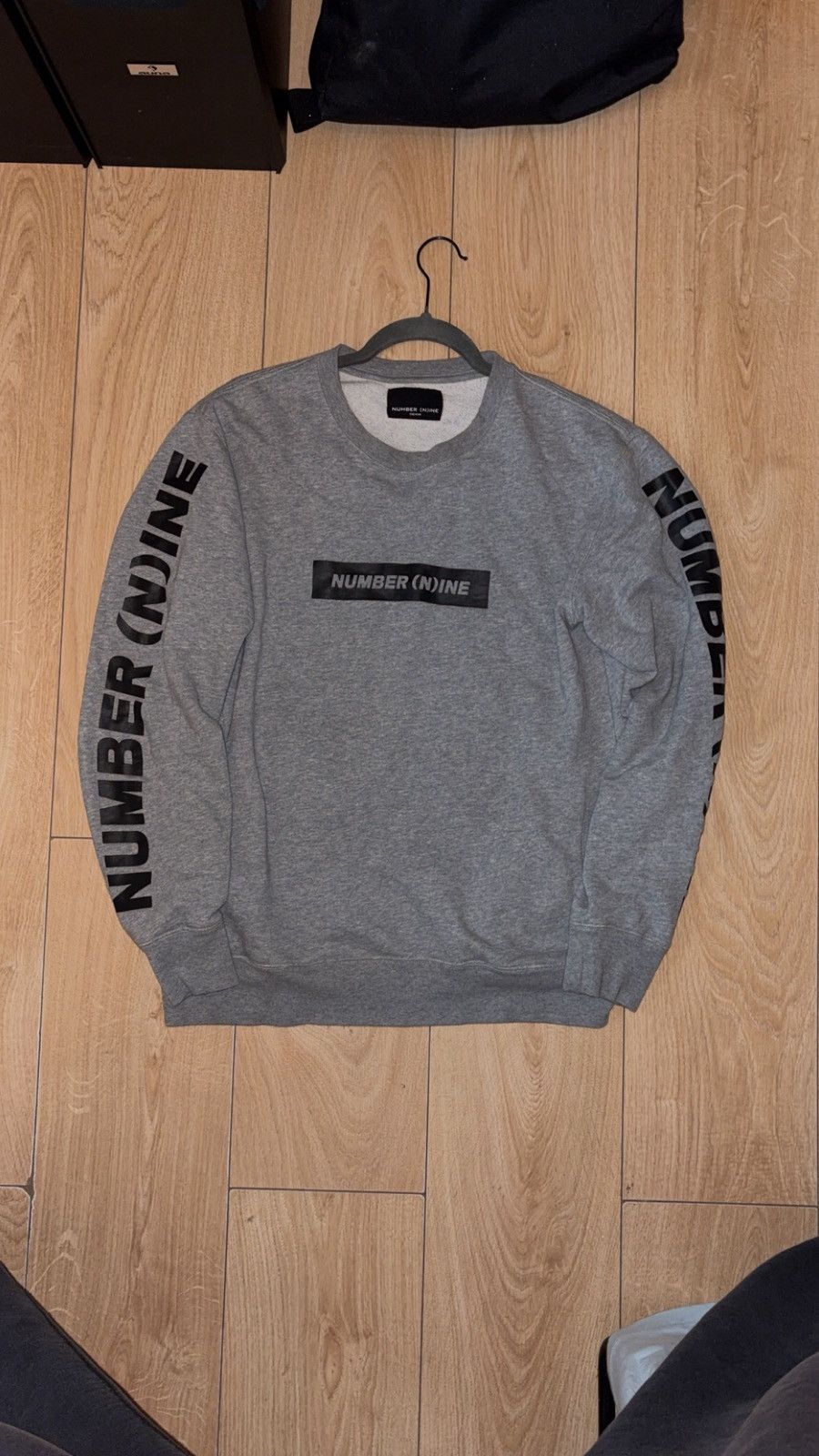 Number (N)ine Number (N)ine Sweatshirt - Small Grey Size US S / EU 44-46 / 1 - 1 Thumbnail