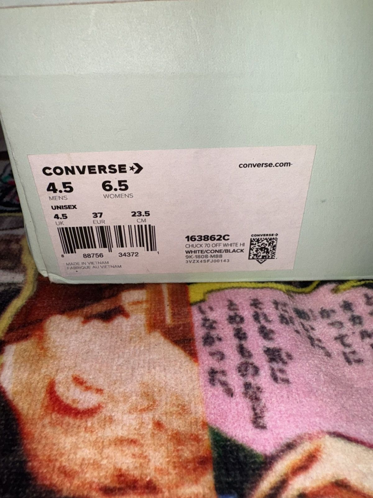 Converse × Off-White Off-White x Converse Chuck Taylor All Star 70 High Size US 6.5 / IT 36.5 - 9 Thumbnail