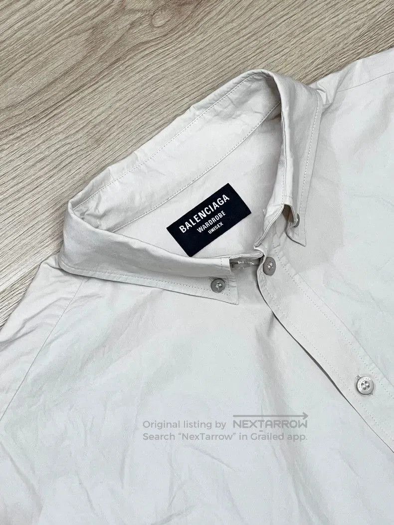 Balenciaga Balenciaga Double Hook Embroidered Shirt. Size US M / EU 48-50 / 2 - 4 Thumbnail