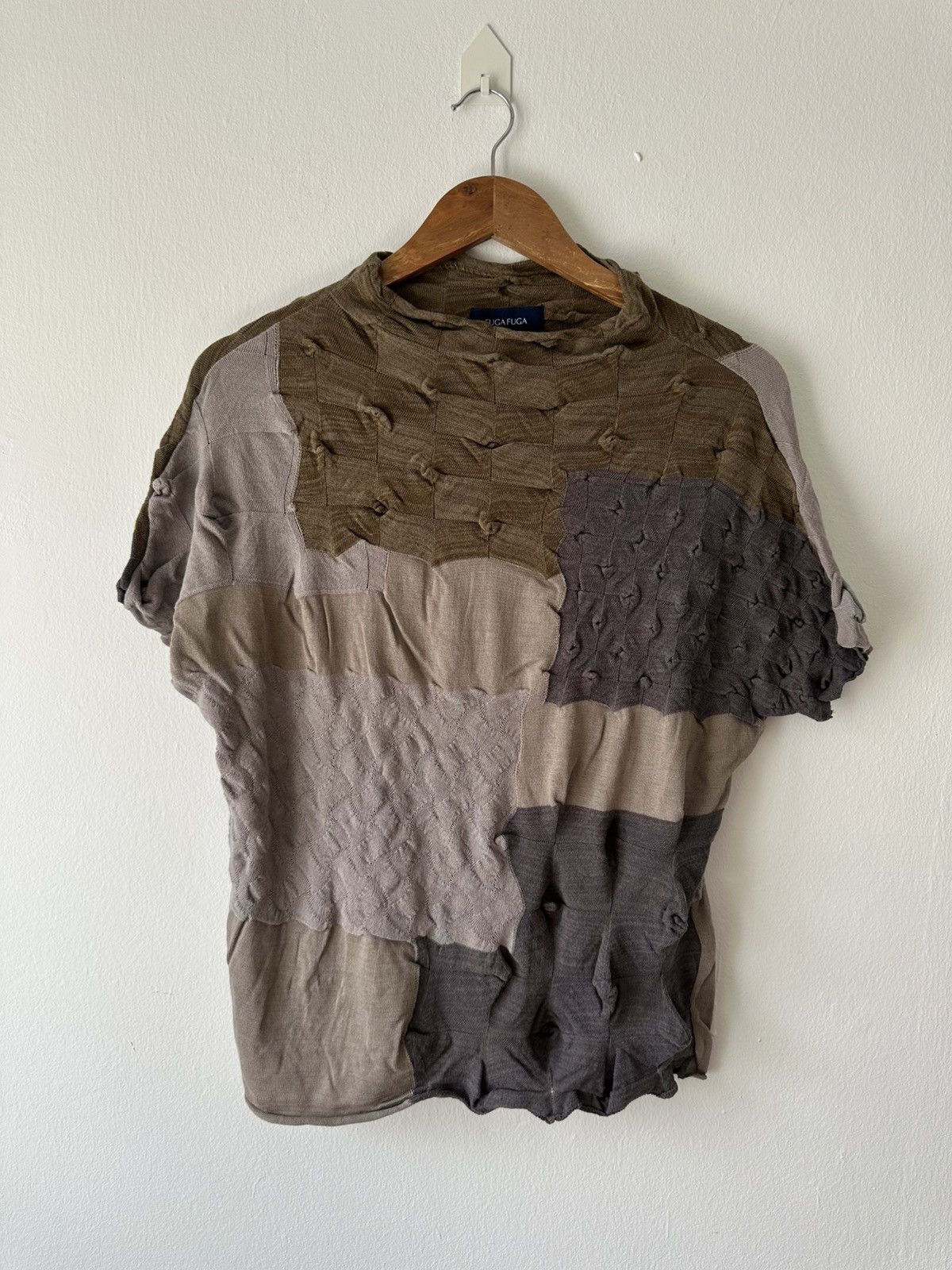 GOSTAR DE FUGA Fuga Fuga Spike Patchwork Textured Knit Size US L / EU 52-54 / 3 - 1 Thumbnail