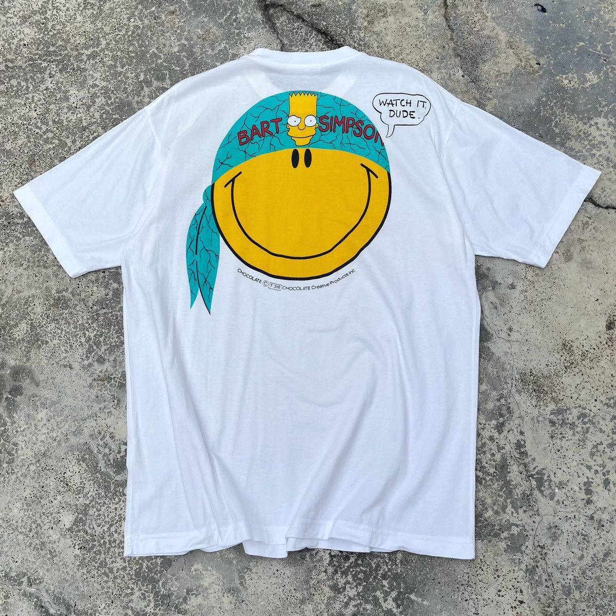 Chocolate Chocolate X Bart The Simpson Nice Print Out Design Tee Size US L / EU 52-54 / 3 - 2 Thumbnail