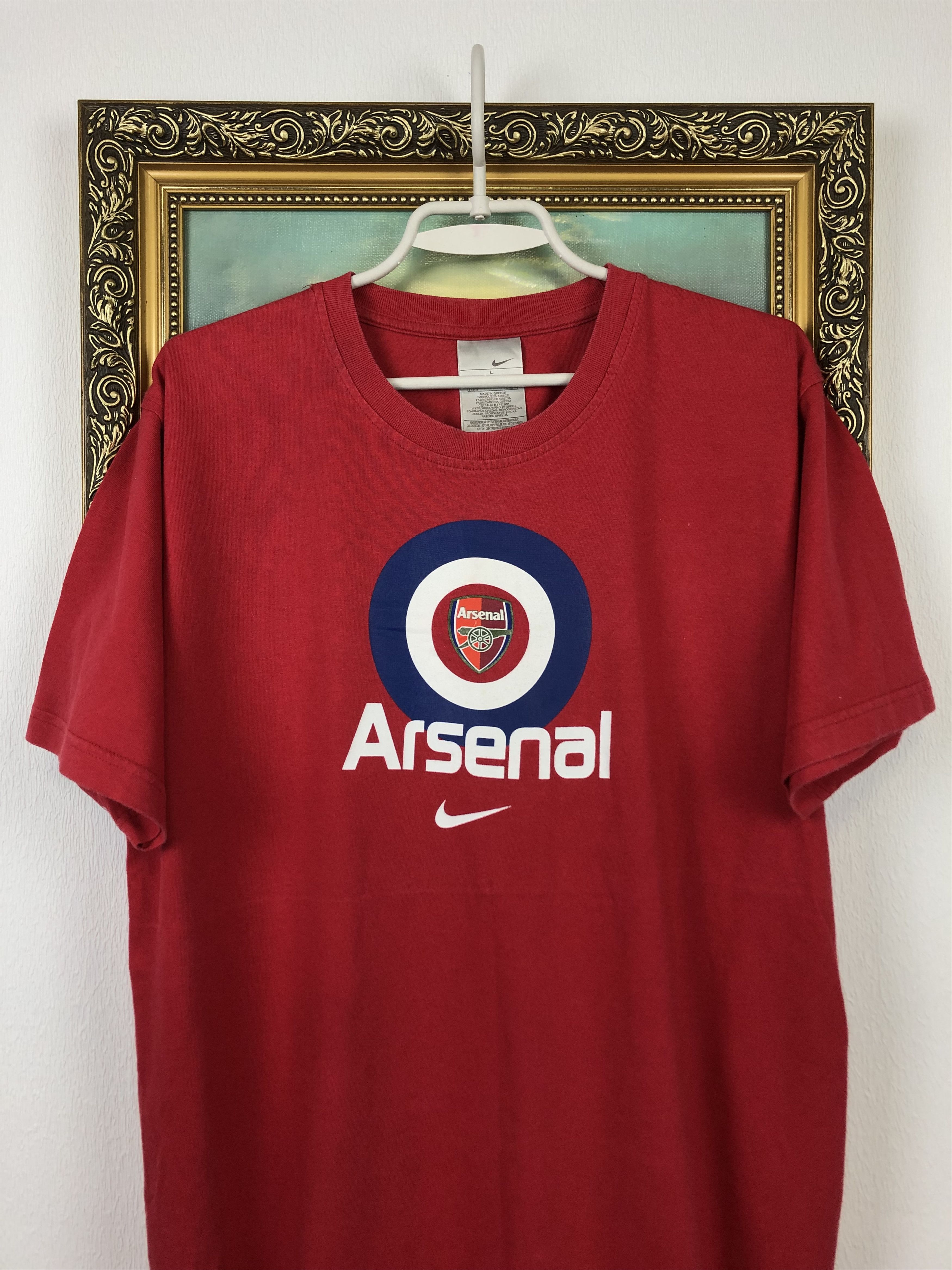 Nike Vintage Arsenal Gunners Football Shirt Soccer Jersey Rare Size US L / EU 52-54 / 3 - 2 Thumbnail