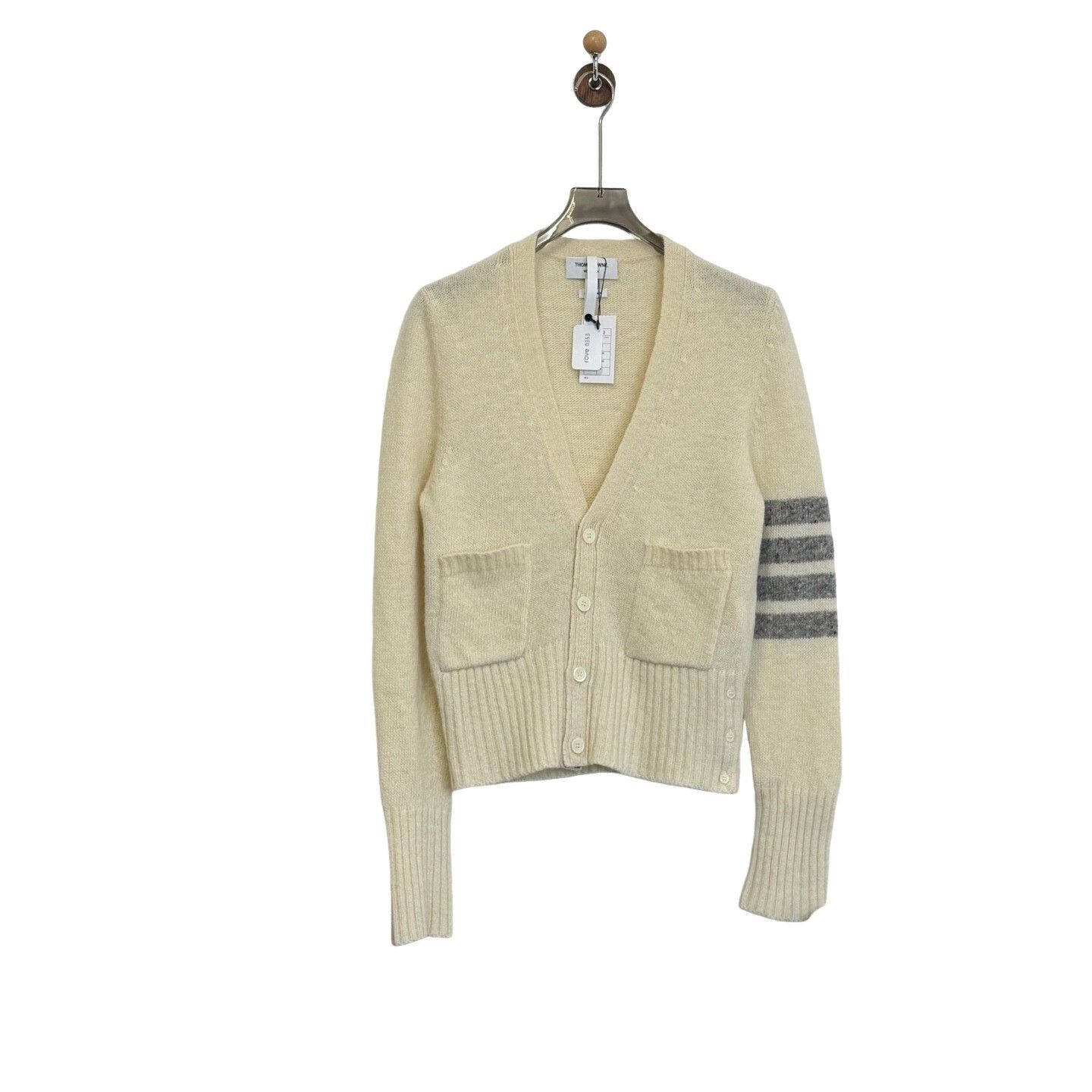 Thom Browne Thom Browne 4-Bar Mohair Wool Cardigan Size 1 Size US S / EU 44-46 / 1 - 1 Thumbnail
