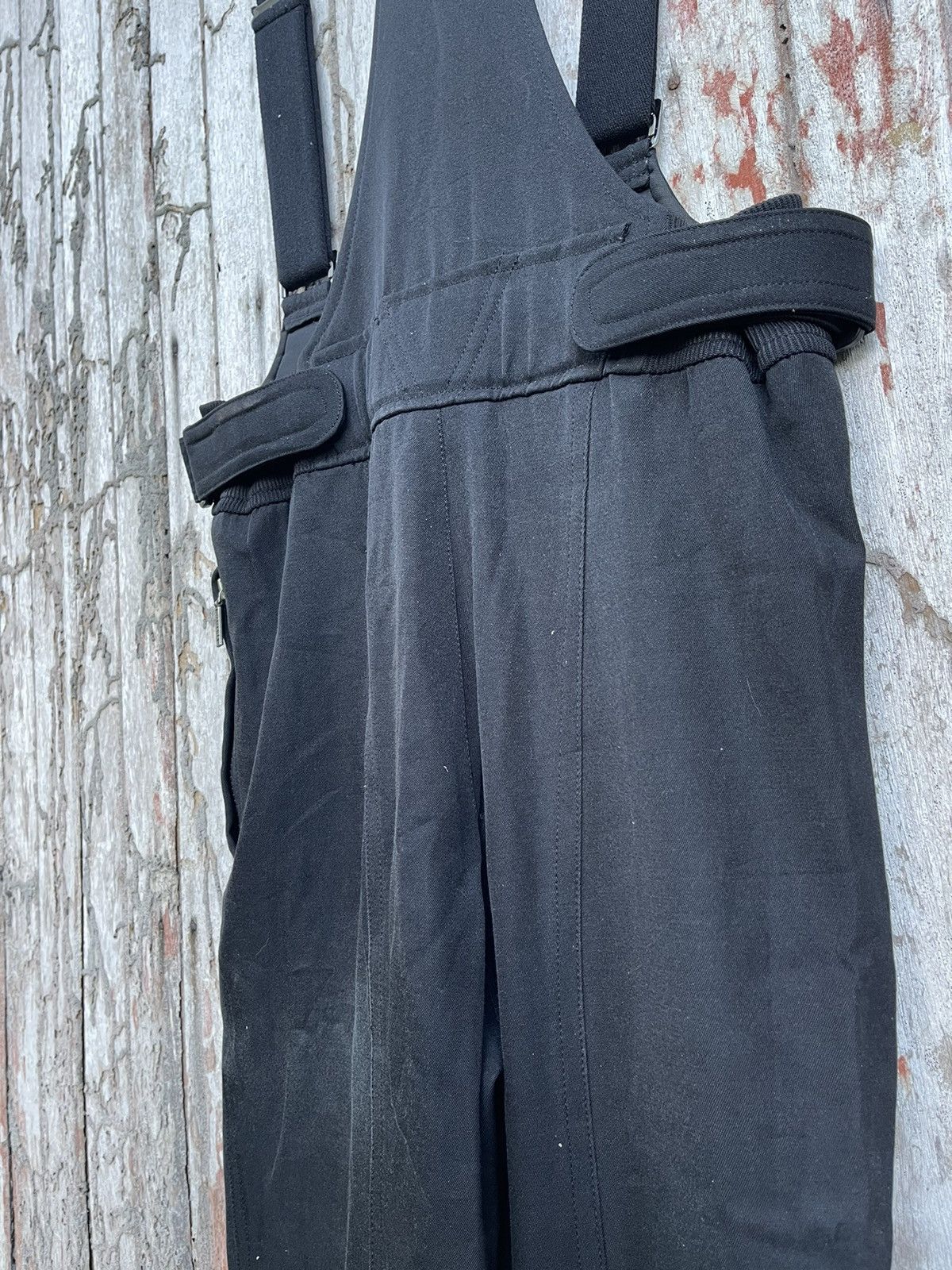 Vintage Yamaha Technical Snow Bib Overalls (Black / JASPO L) Size US 30 / EU 46 - 16 Thumbnail