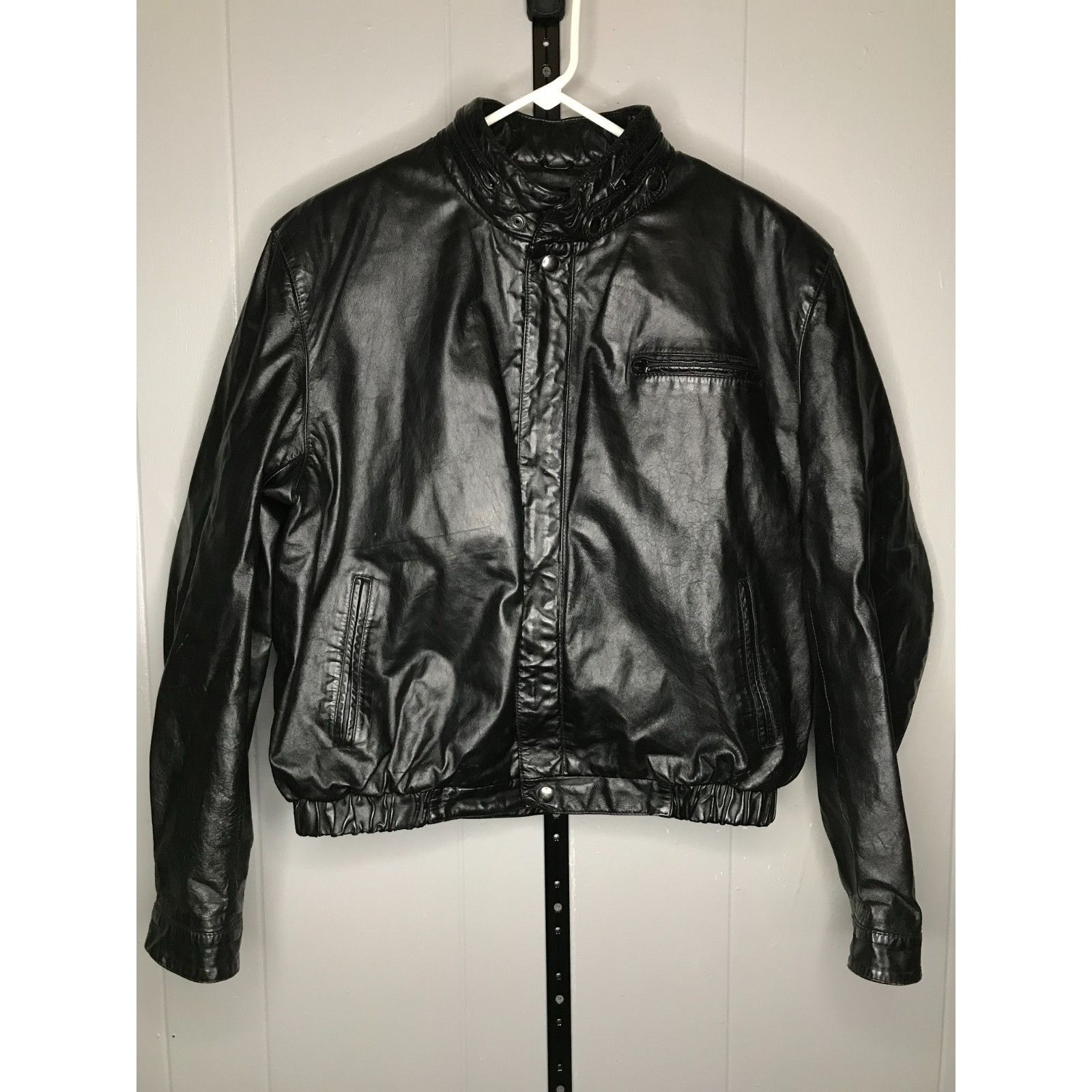 Other Vintage 70s Berman's Leather Motorcycle Jacket Size 42 Large Size US L / EU 52-54 / 3 - 1 Thumbnail