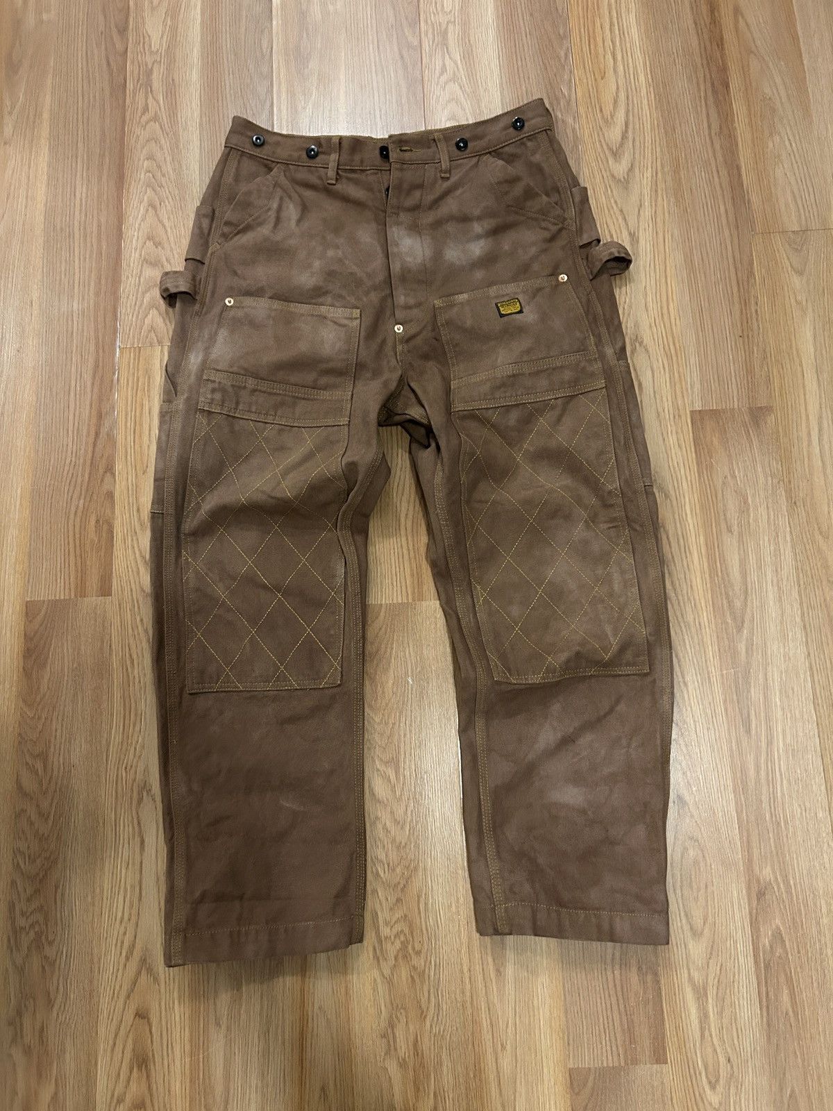 Kapital Kapital distressed canvas lumber pant Size US 31 - 1 Thumbnail