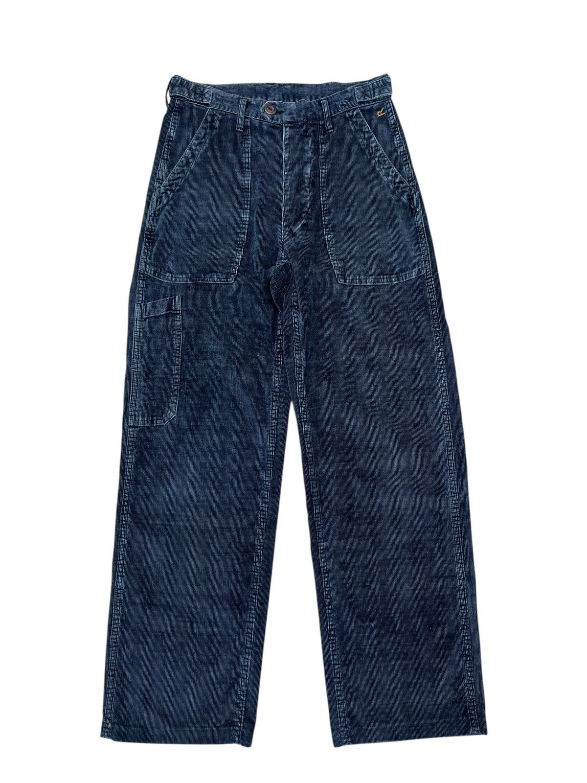 45rpm 2000s 45rpm Japan Fade Corduroy Blue Black Fatigue Pant Size US 28 / EU 44 - 1 Thumbnail