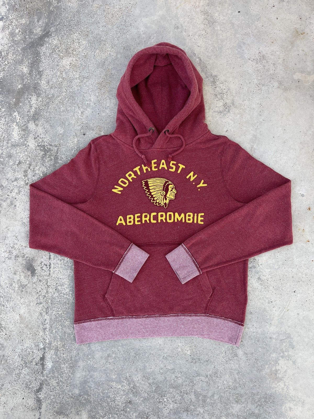 Abercrombie & Fitch × Vintage Vintage Abercrombie & Fitch Pullover Hoodie Size US L / EU 52-54 / 3 - 1 Thumbnail