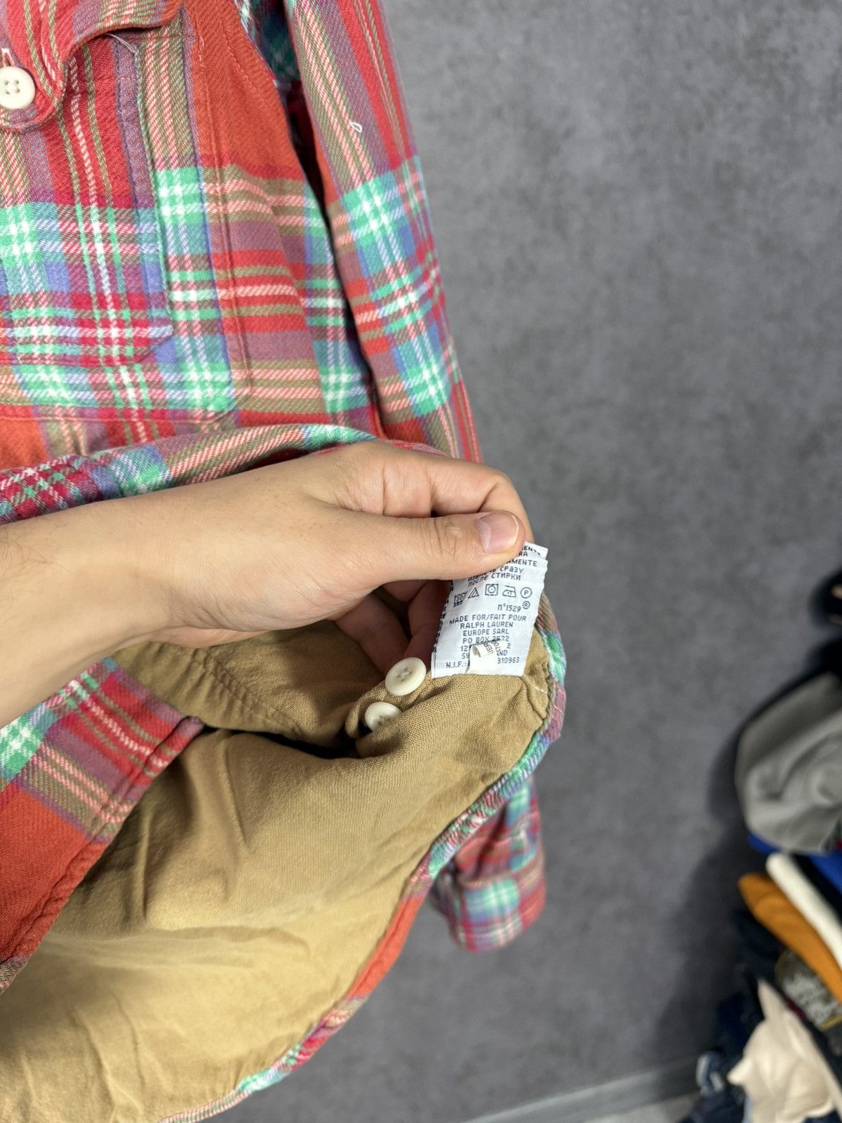 Polo Ralph Lauren Polo Ralph Lauren designer flannel Multipocket shirt Size US M / EU 48-50 / 2 - 5 Thumbnail