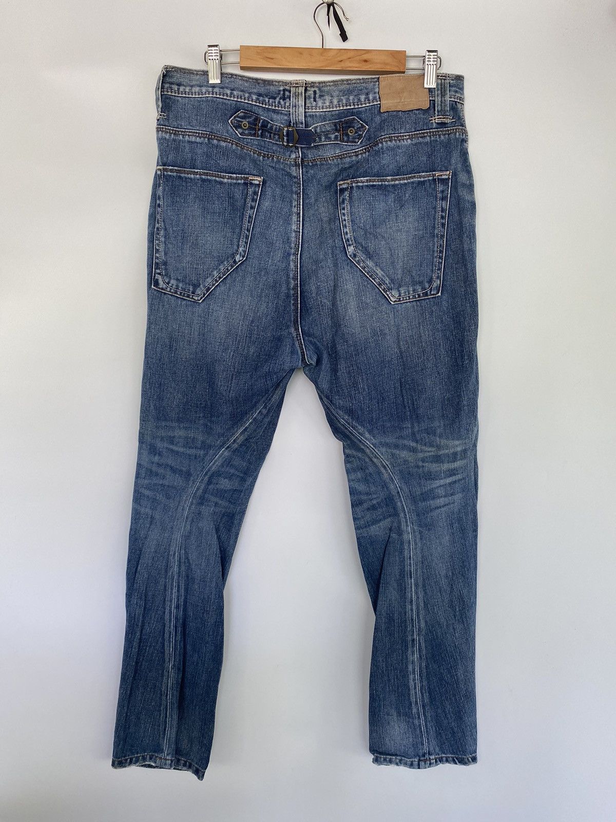 Designer × Japanese Brand Japanese Brand Bit Blue Denim Jeans Pant Size US 34 / EU 50 - 2 Thumbnail