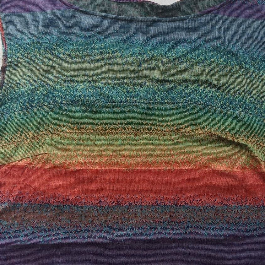 Carven Carven Paris multicolour knit sleeveless blouse Size M / US 6-8 / IT 42-44 - 2 Thumbnail