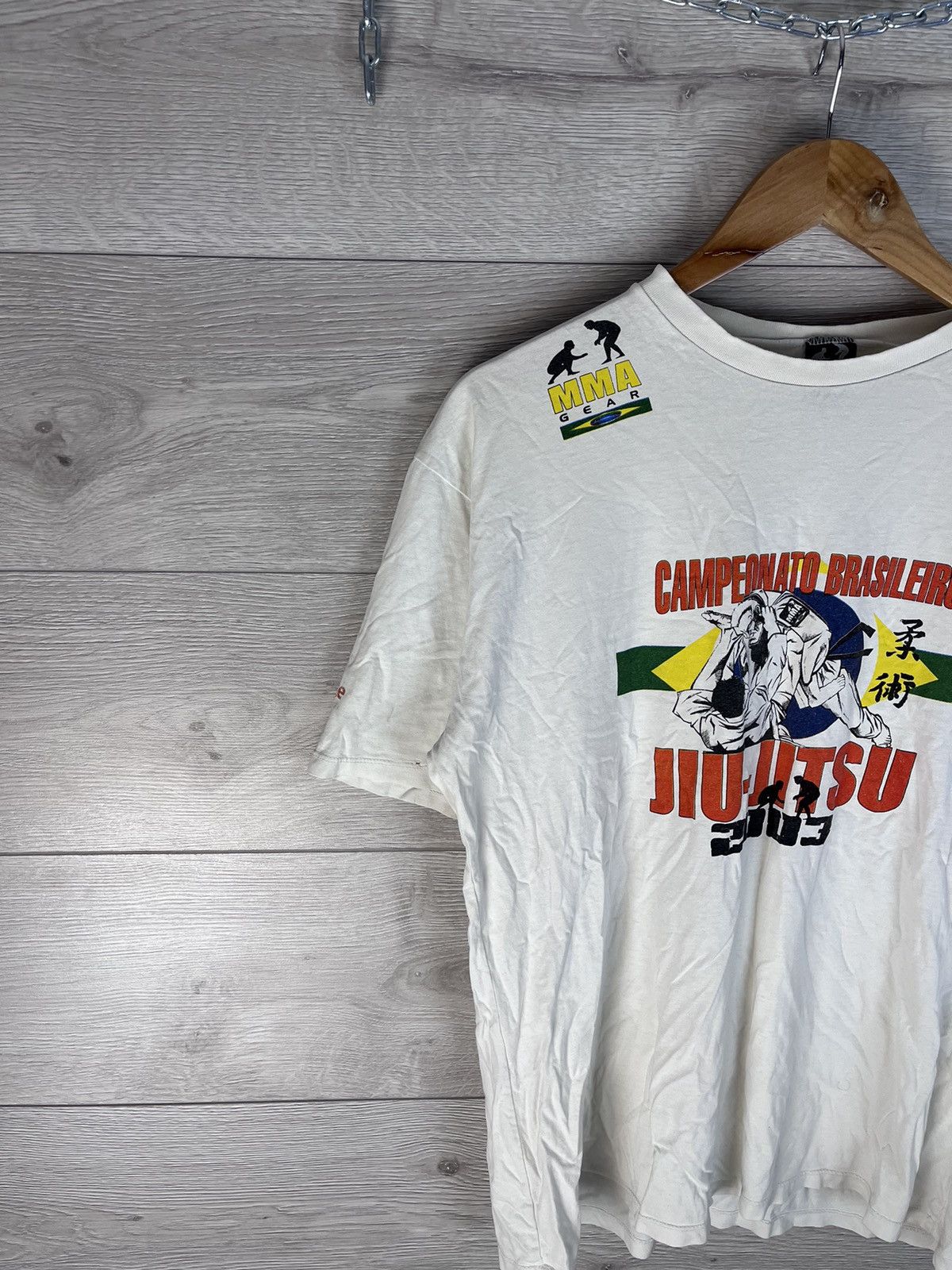 Japanese Brand Mens T-shirt sport MMA Gear Brazil vintage Size US S / EU 44-46 / 1 - 2 Thumbnail