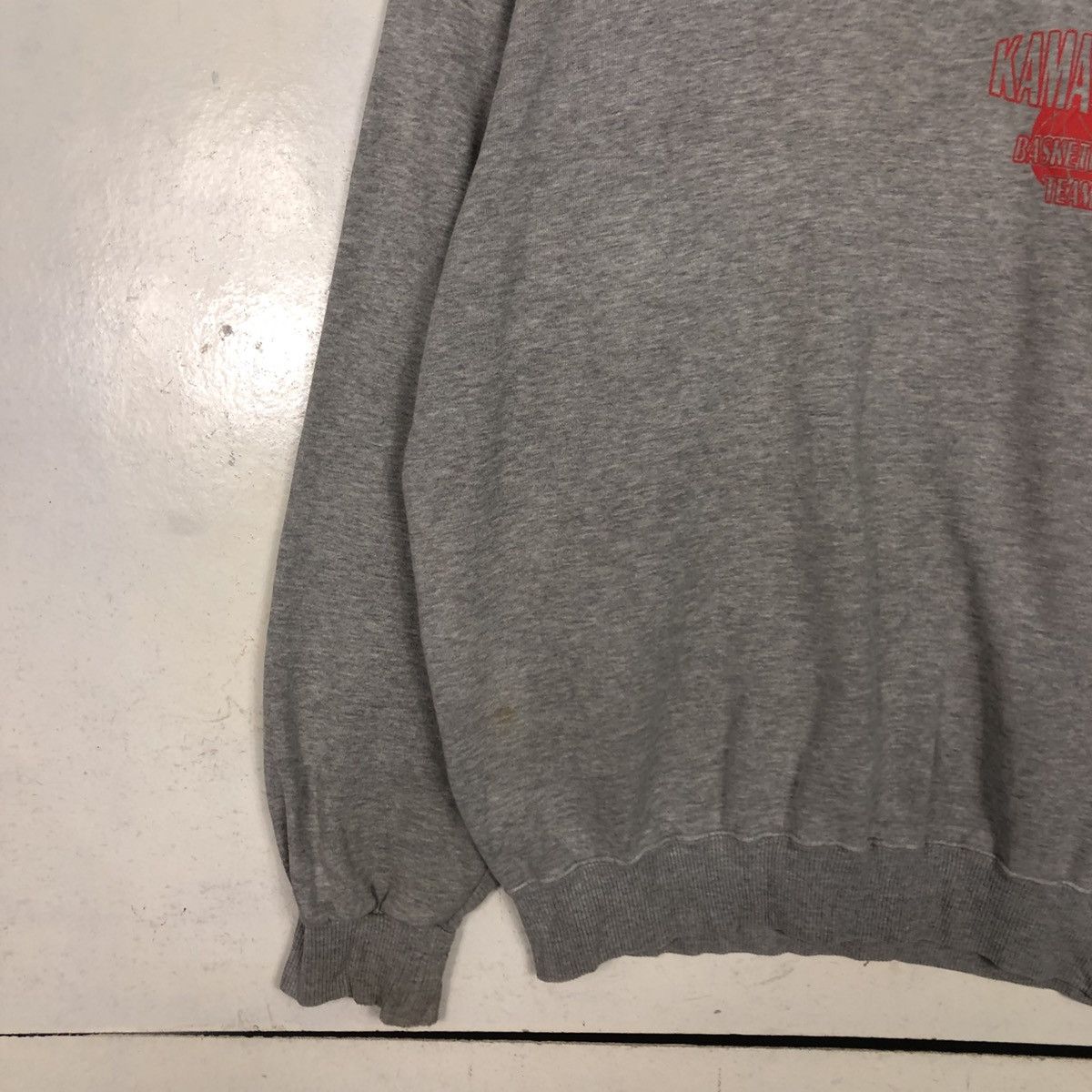 Japanese Brand 📌Vintage Sweatshirt Kamagaya Basketball Team Big Logo Size US M / EU 48-50 / 2 - 6 Thumbnail