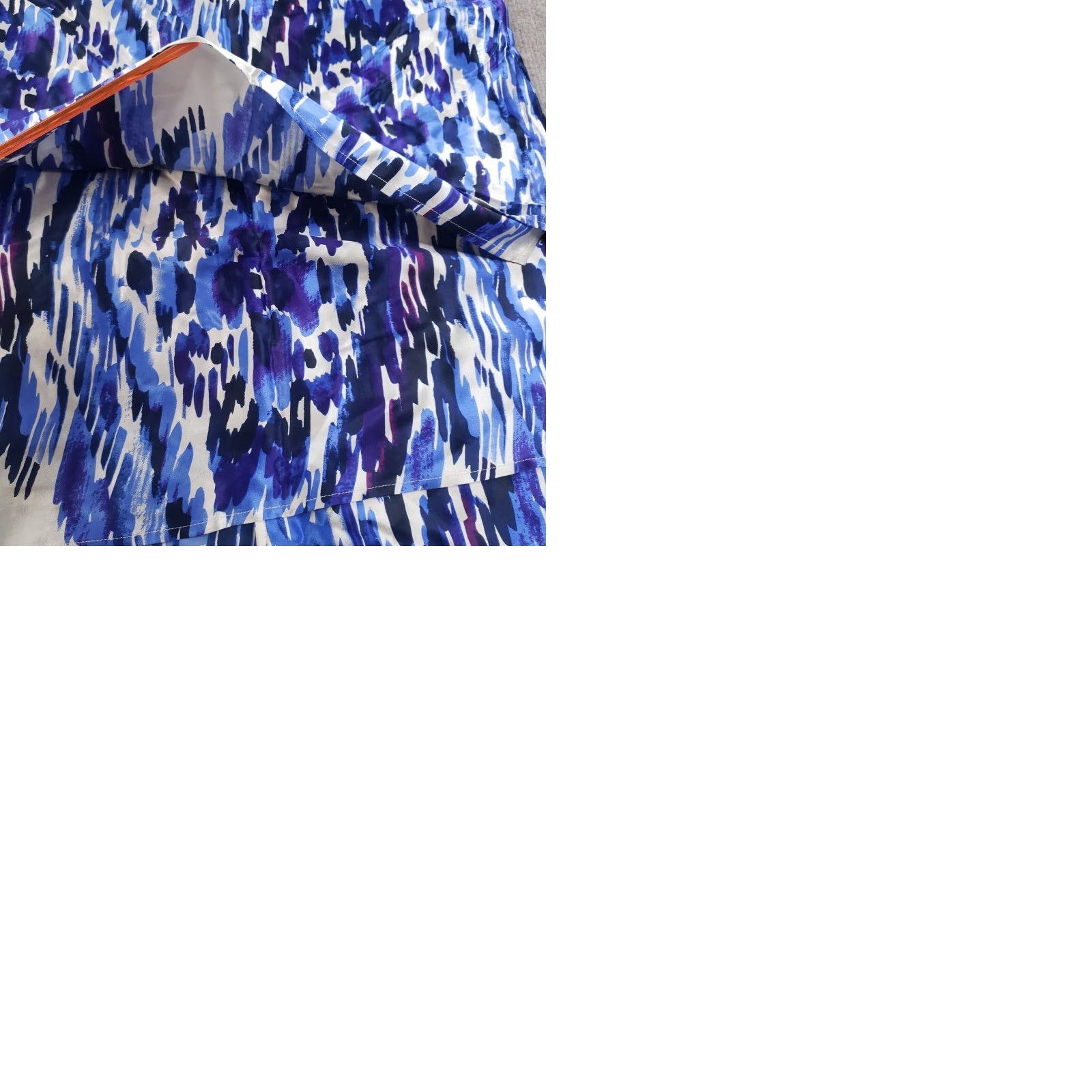 Hugo Boss HUGO BOSS Blue White Layered Cap Sleeve Silk Blouse Shirt Womens Size 2 Pullover Size XS / US 0-2 / IT 36-38 - 9 Thumbnail